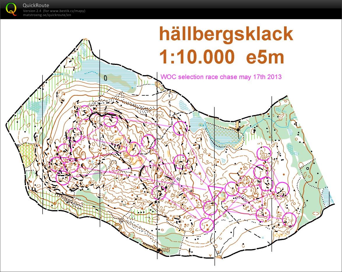 WOC Selections - Chasing Start (17/05/2013)