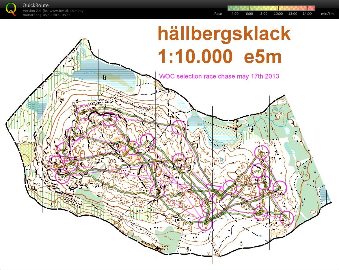 WOC Selections - Chasing Start (17/05/2013)