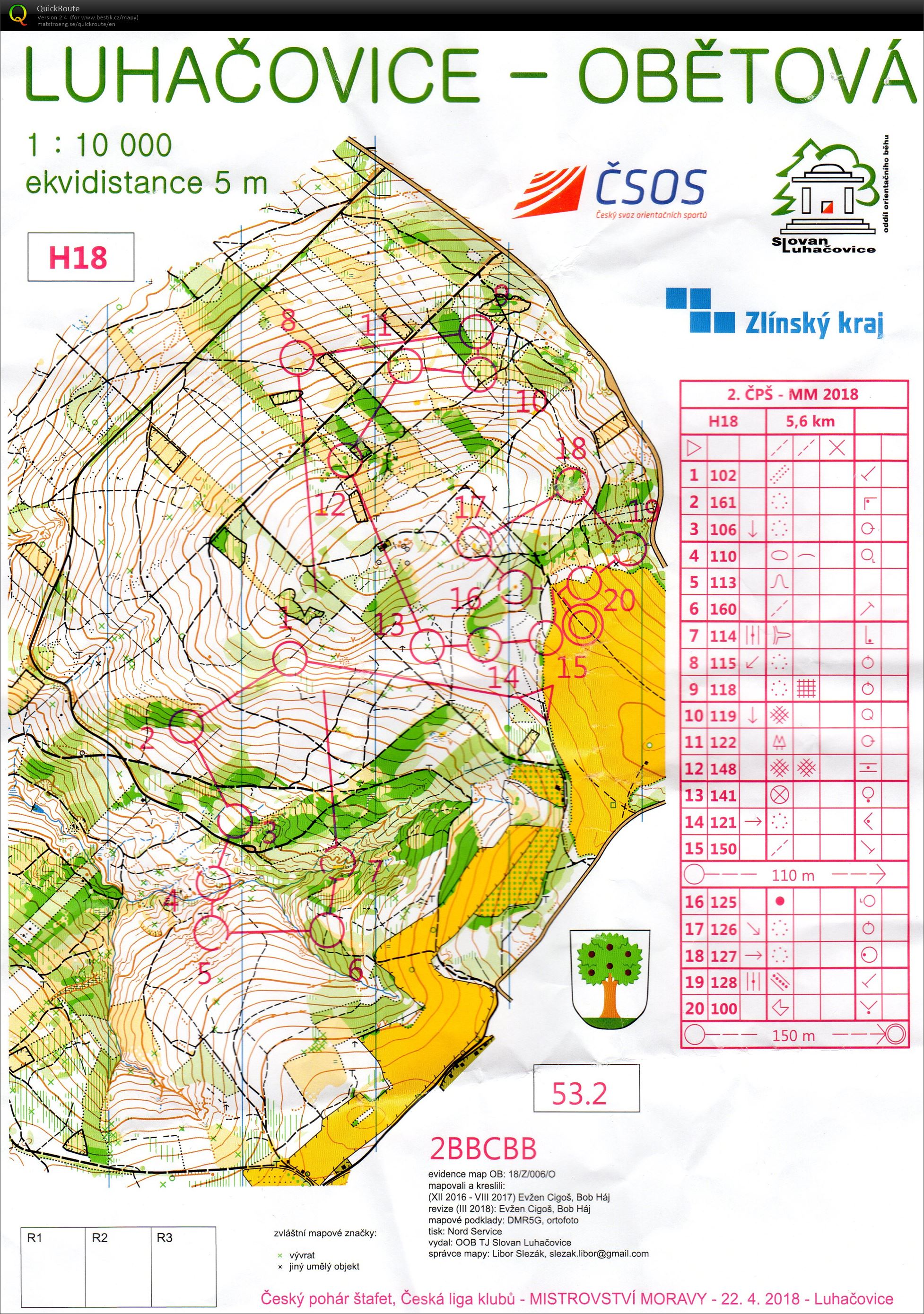 Štafety Luhačovice 2018 (22.04.2018)