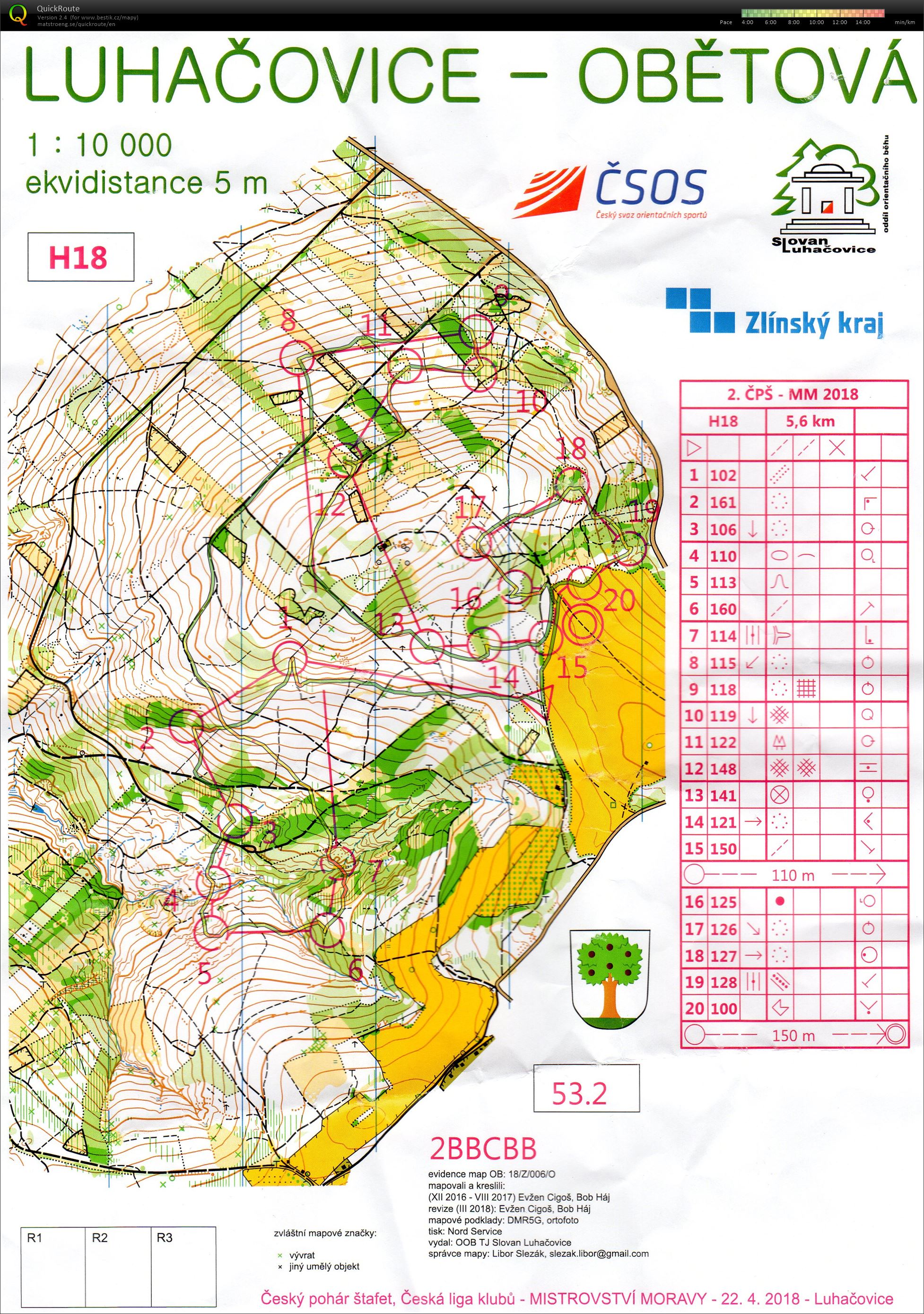 Štafety Luhačovice 2018 (22.04.2018)