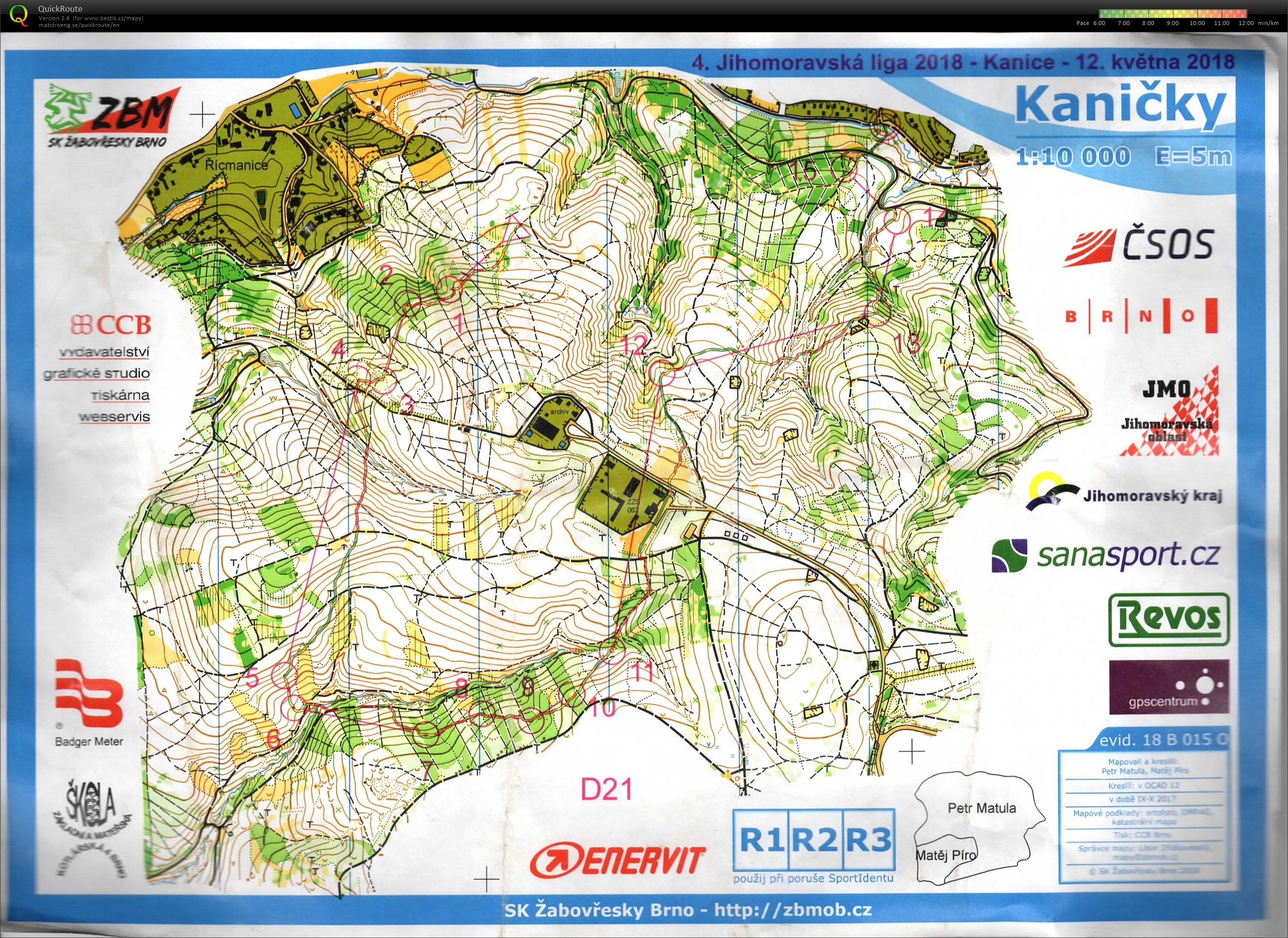 MO na krátké trati Kanice (12/05/2018)