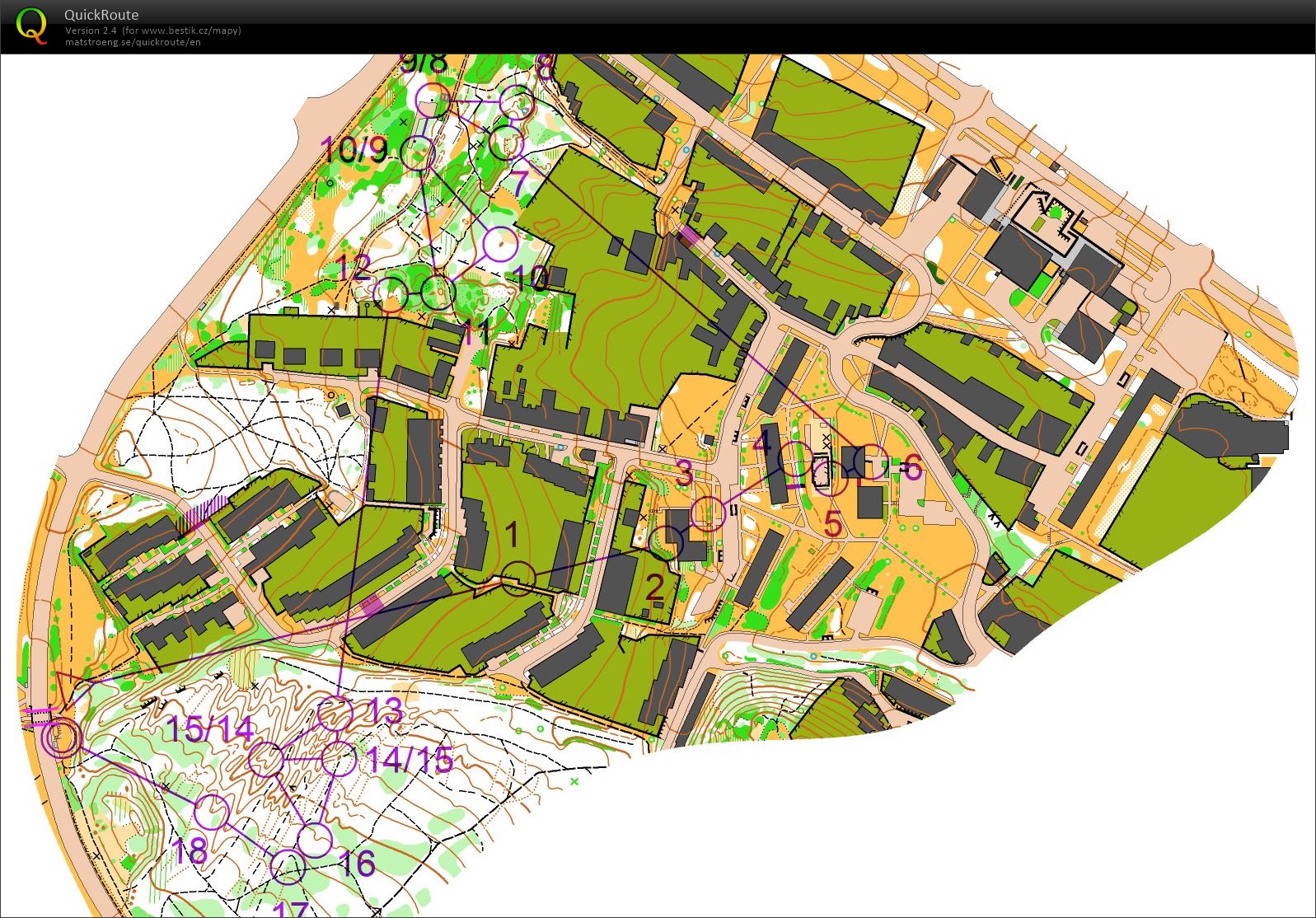 1. úsek štafet Kohoutovice (část 1) (23/05/2018)