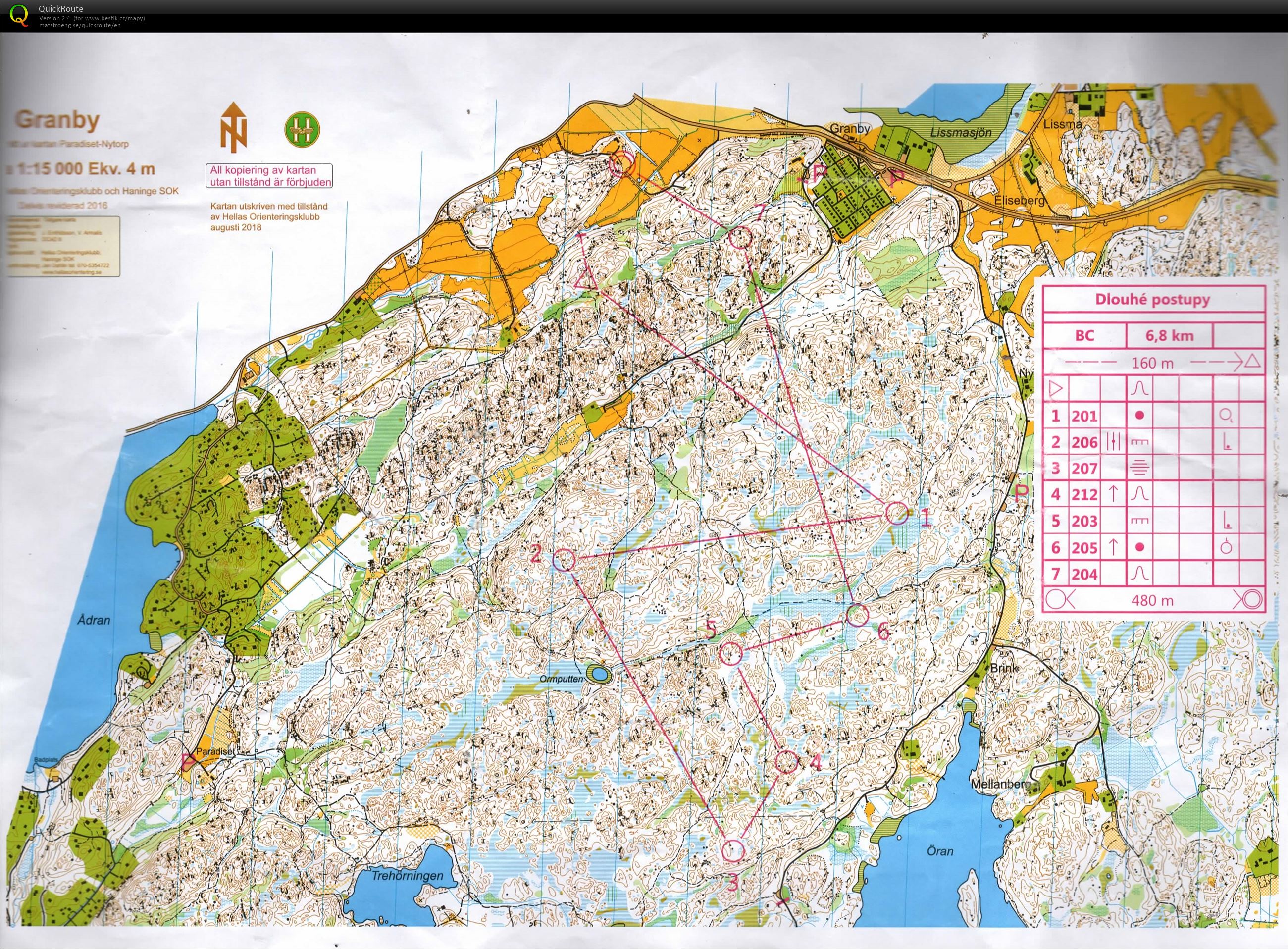 Švédsko - dlouhé postupy (23/08/2018)