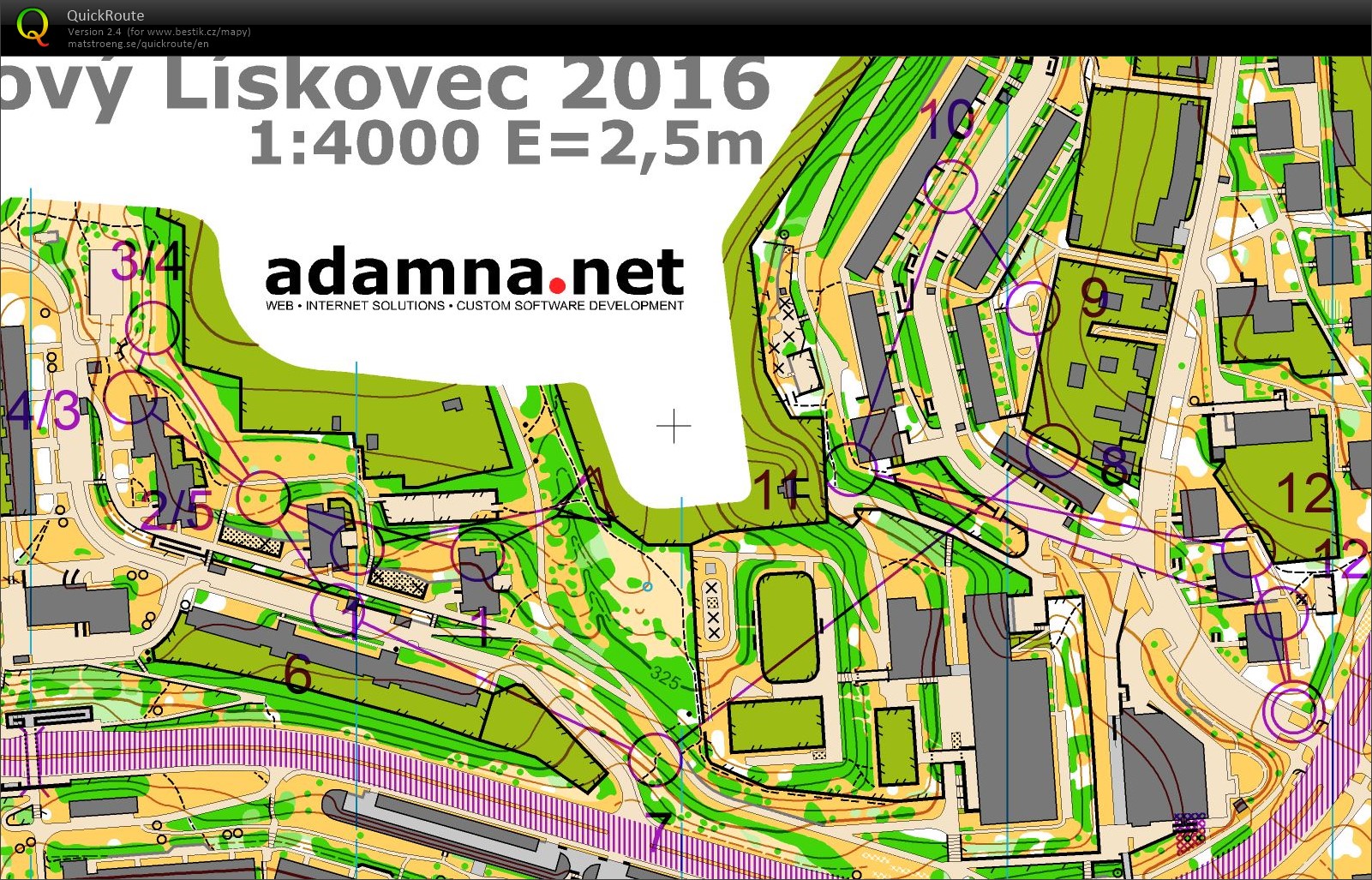 Sprintové štafety Lískovec  - model (1) (26/09/2018)