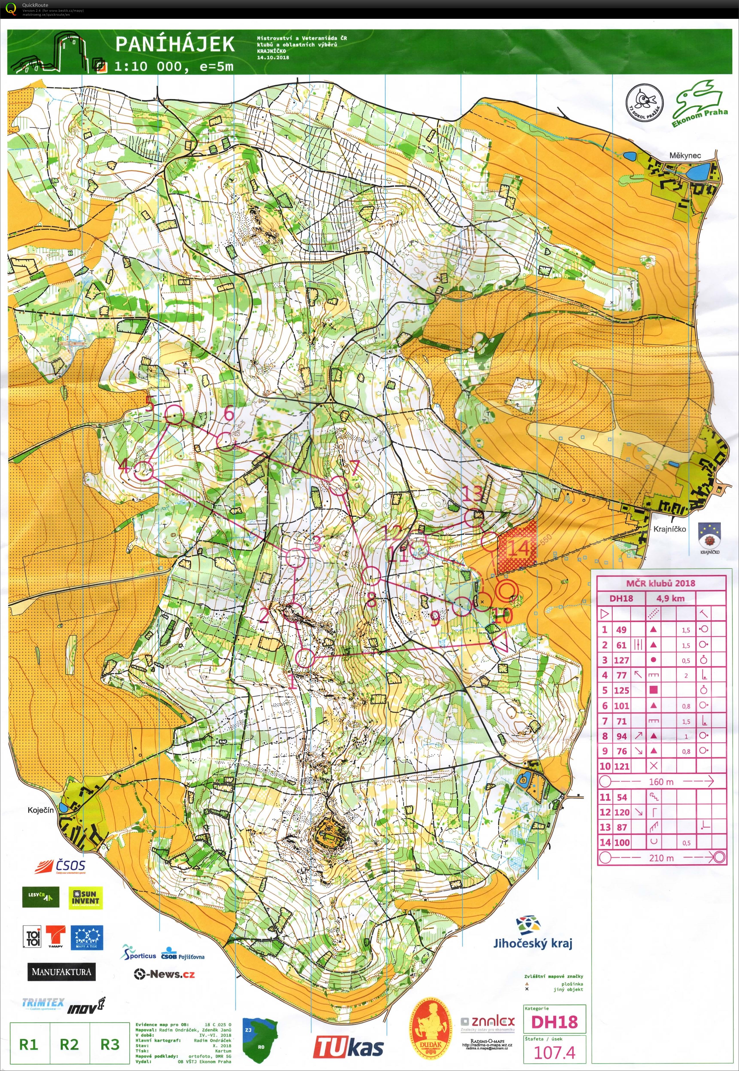 MČR družstva Krajníčko (2018-10-14)