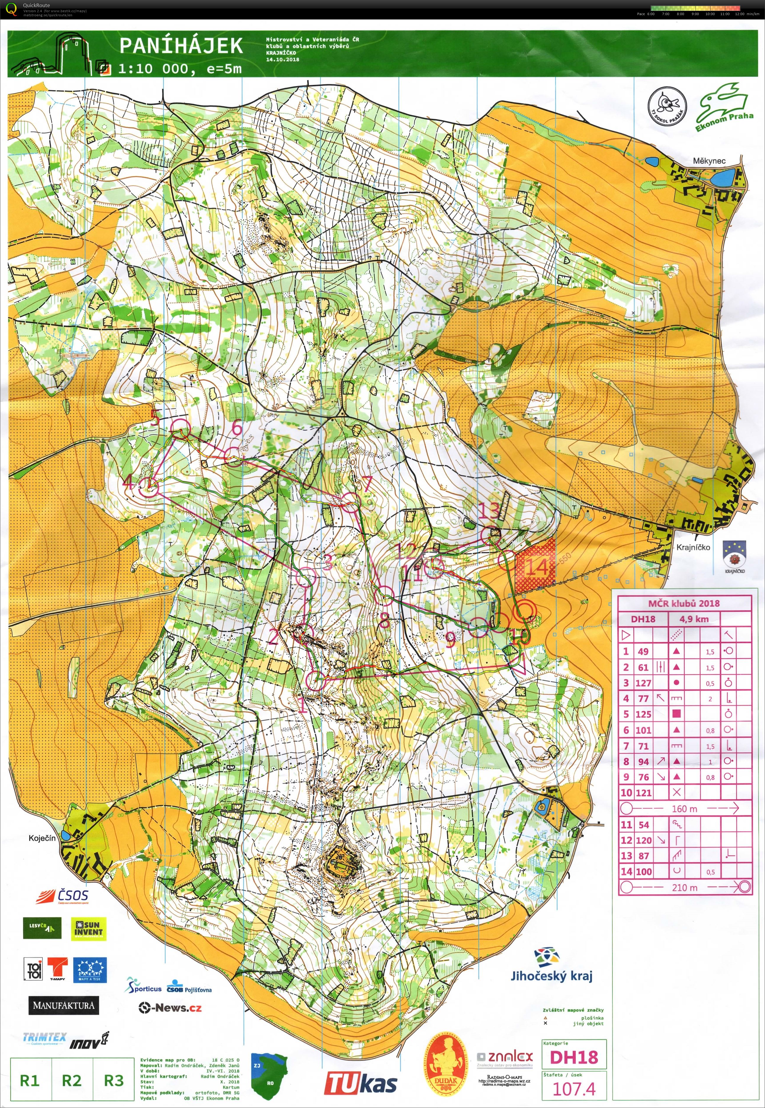 MČR družstva Krajníčko (2018-10-14)