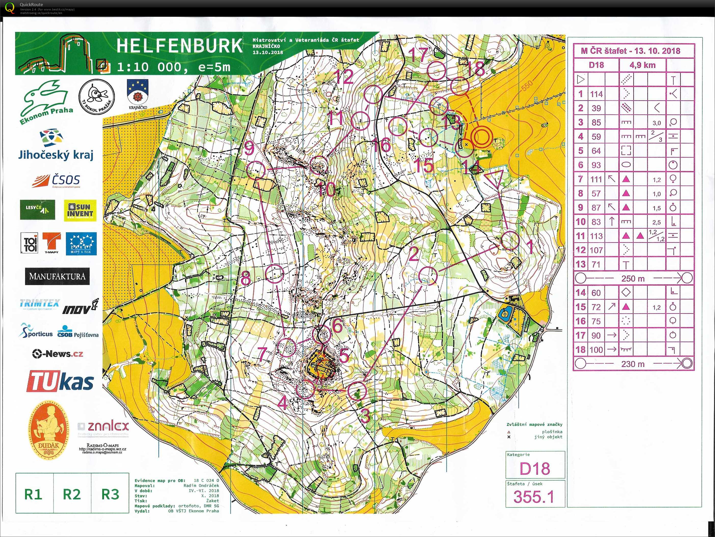 MČR Štafet (13.10.2018)