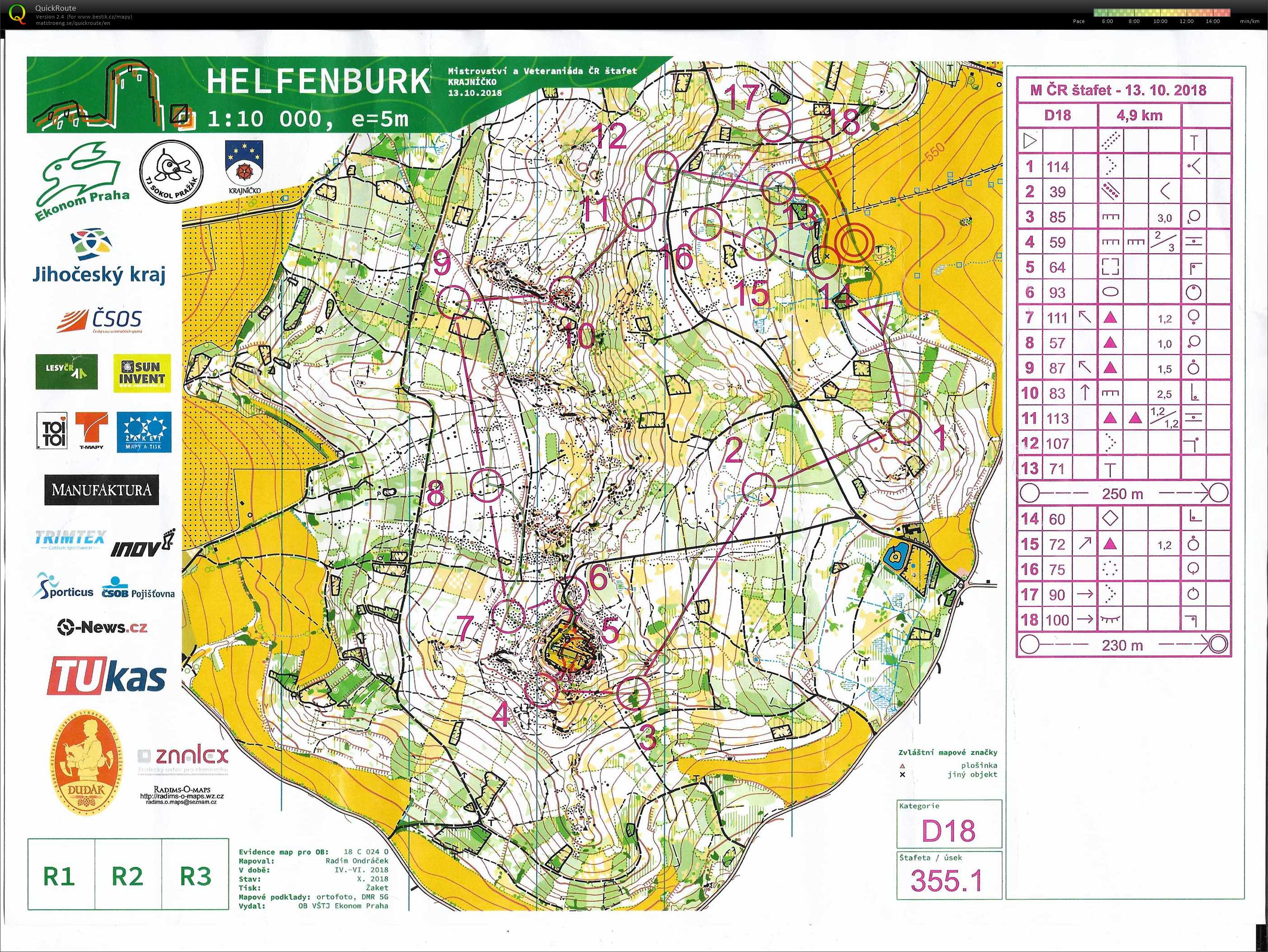 MČR Štafet (13.10.2018)