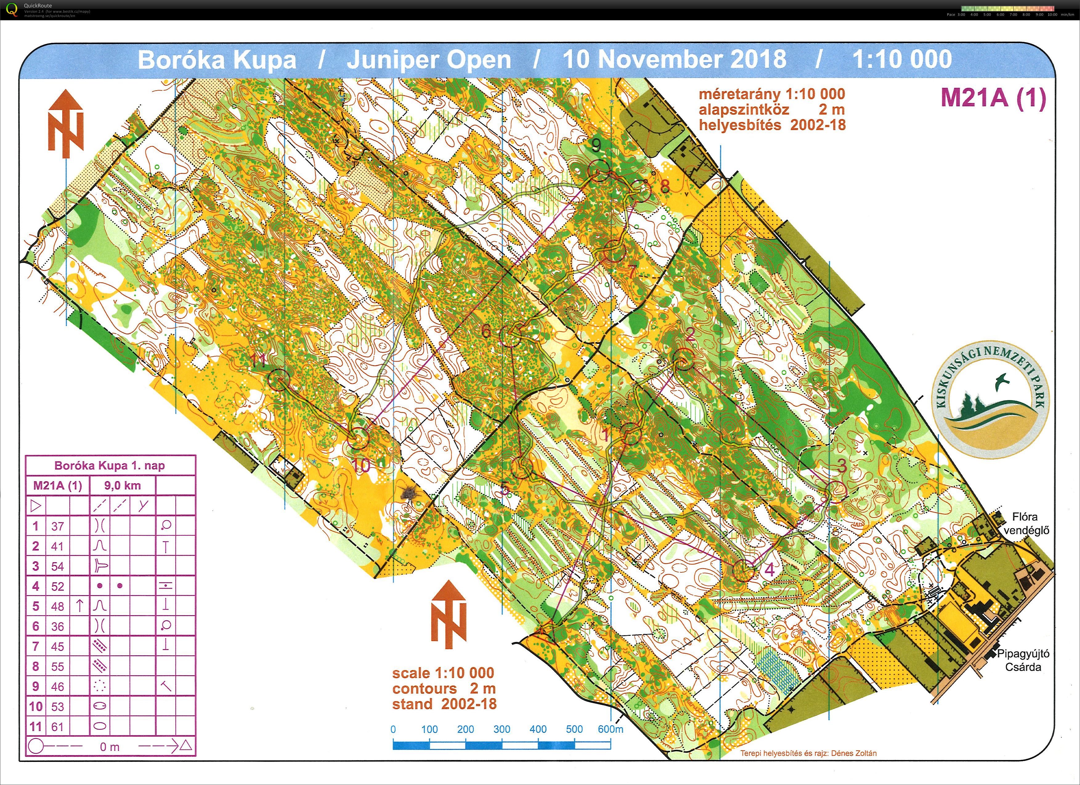 Juniper Open - E1 - map 1 (10/11/2018)