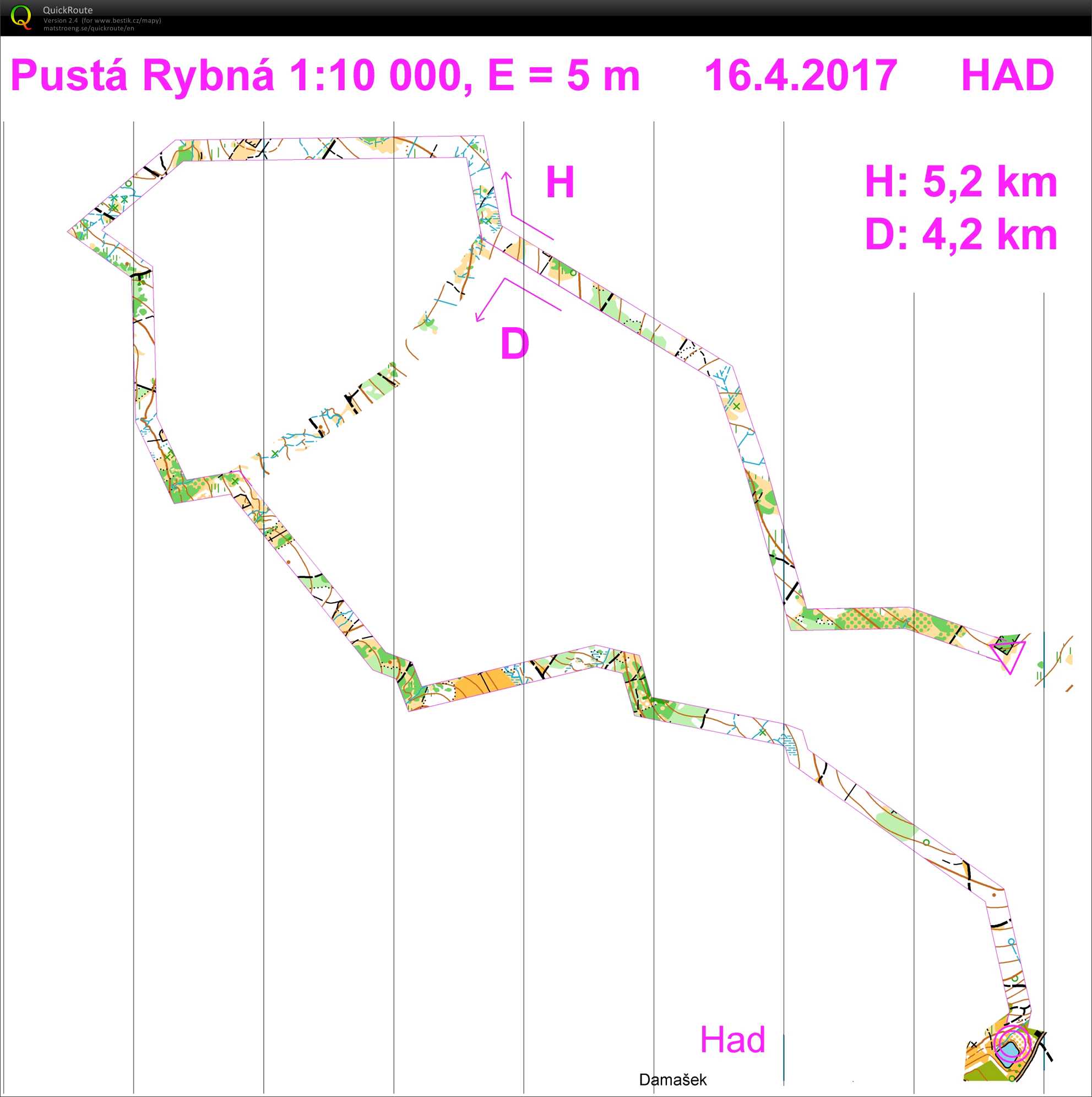 trénink Pustá Rybná (15/04/2017)
