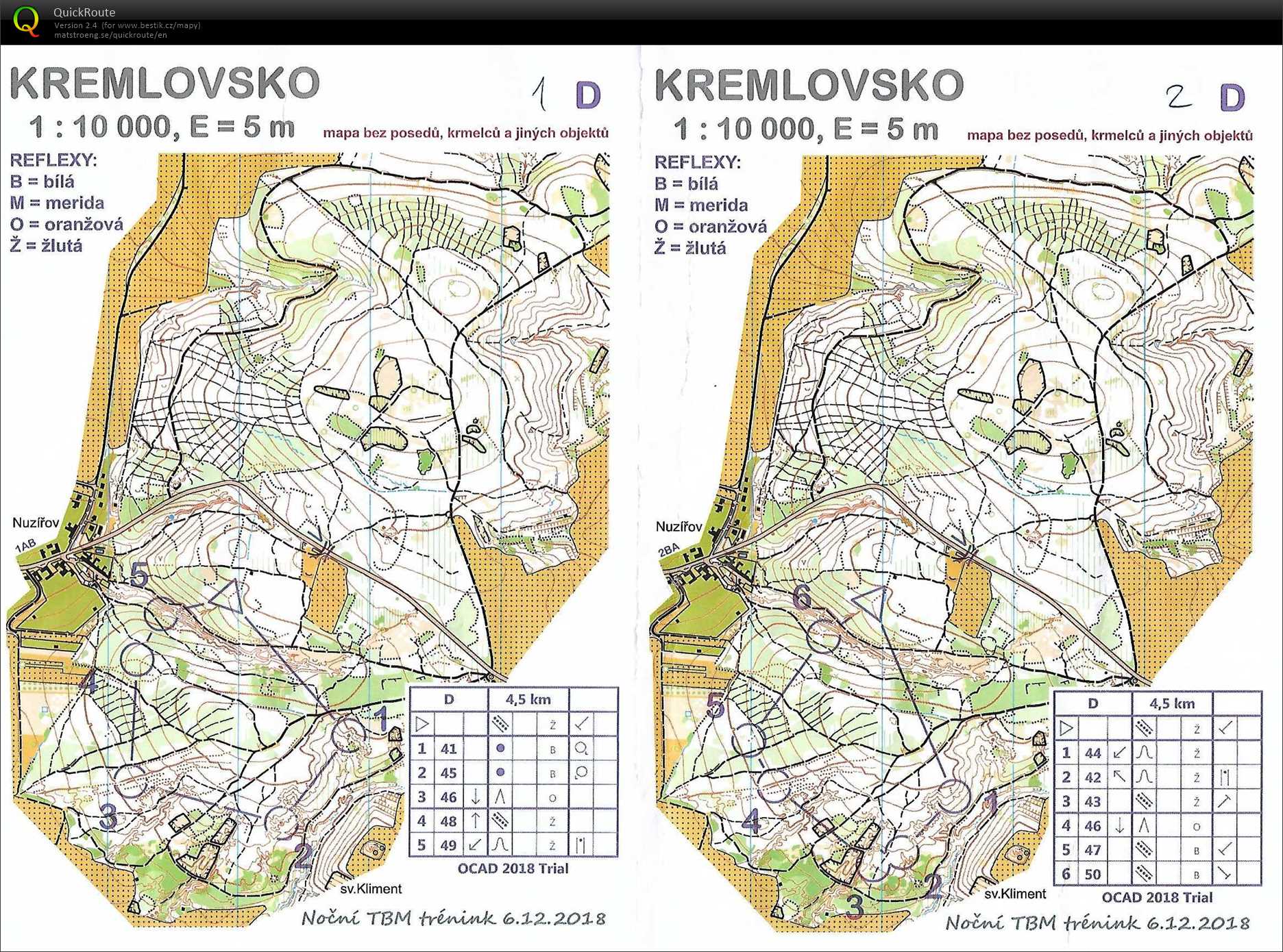 Trénink Kremlovsko (06/12/2018)