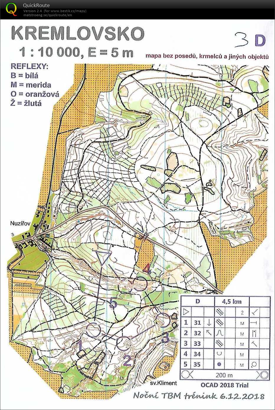 Trénink Kremlovsko (06/12/2018)