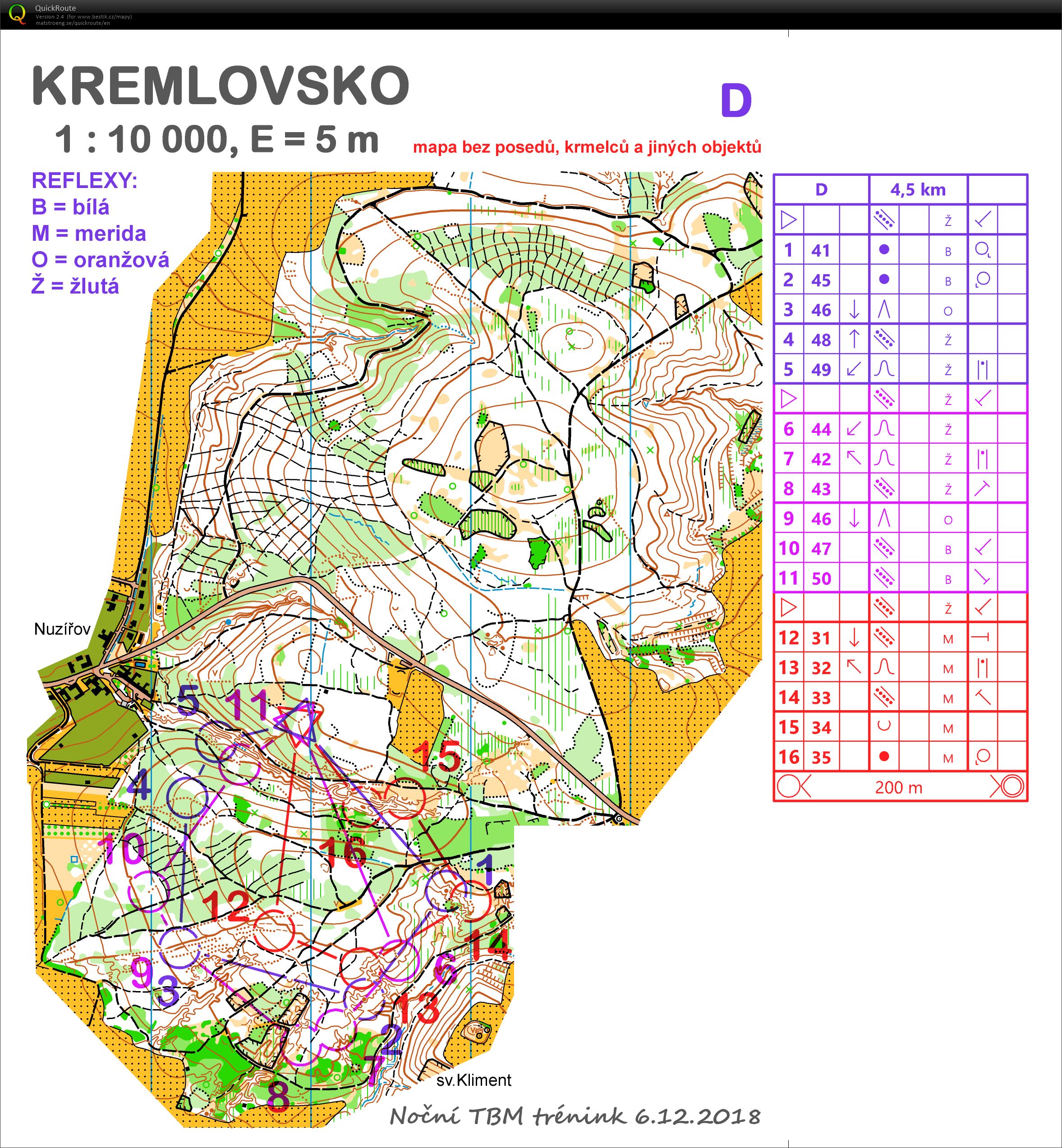 One-man-relay nočák Kremlovsko (2018-12-06)