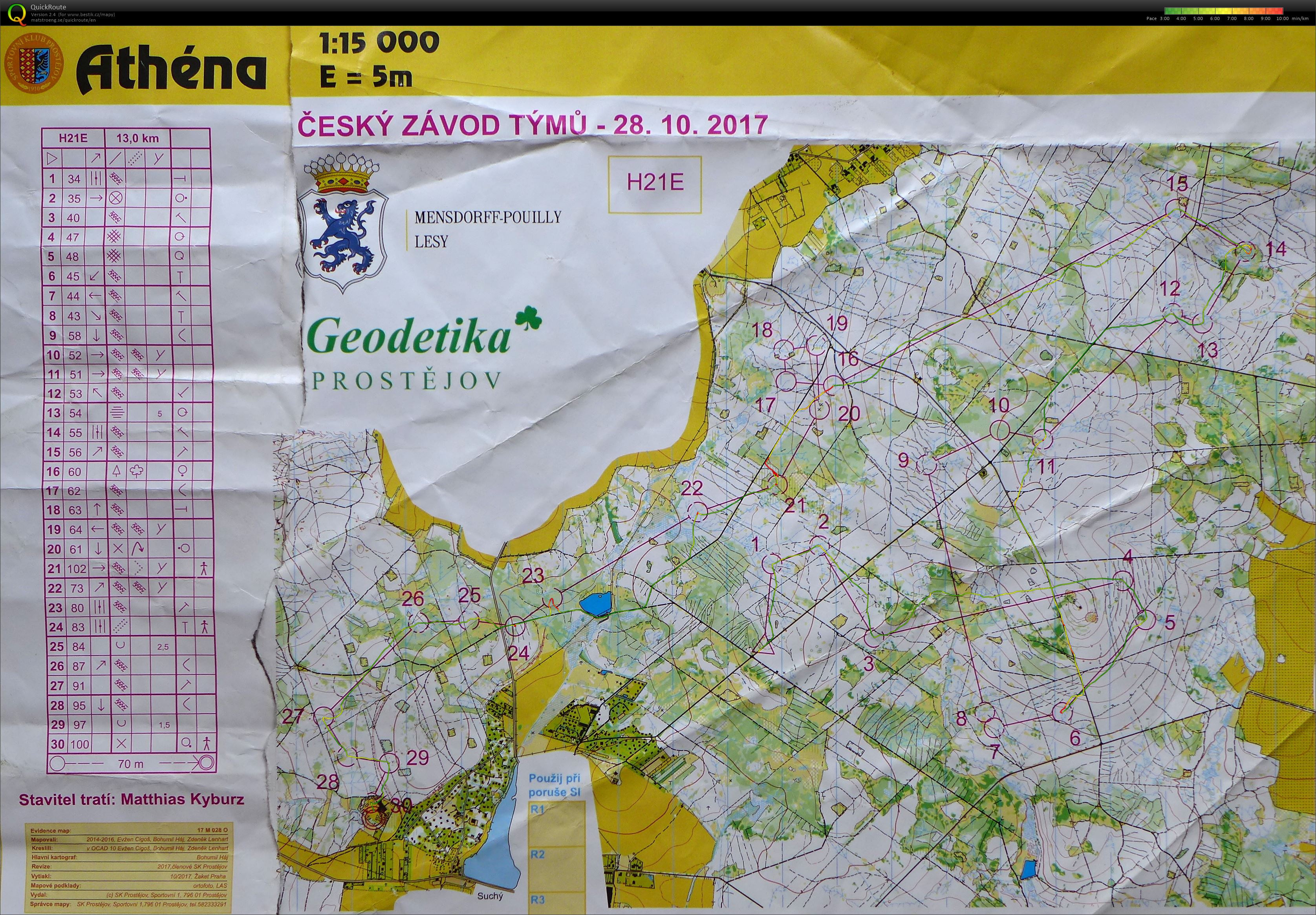 Český závod týmů (28-10-2017)