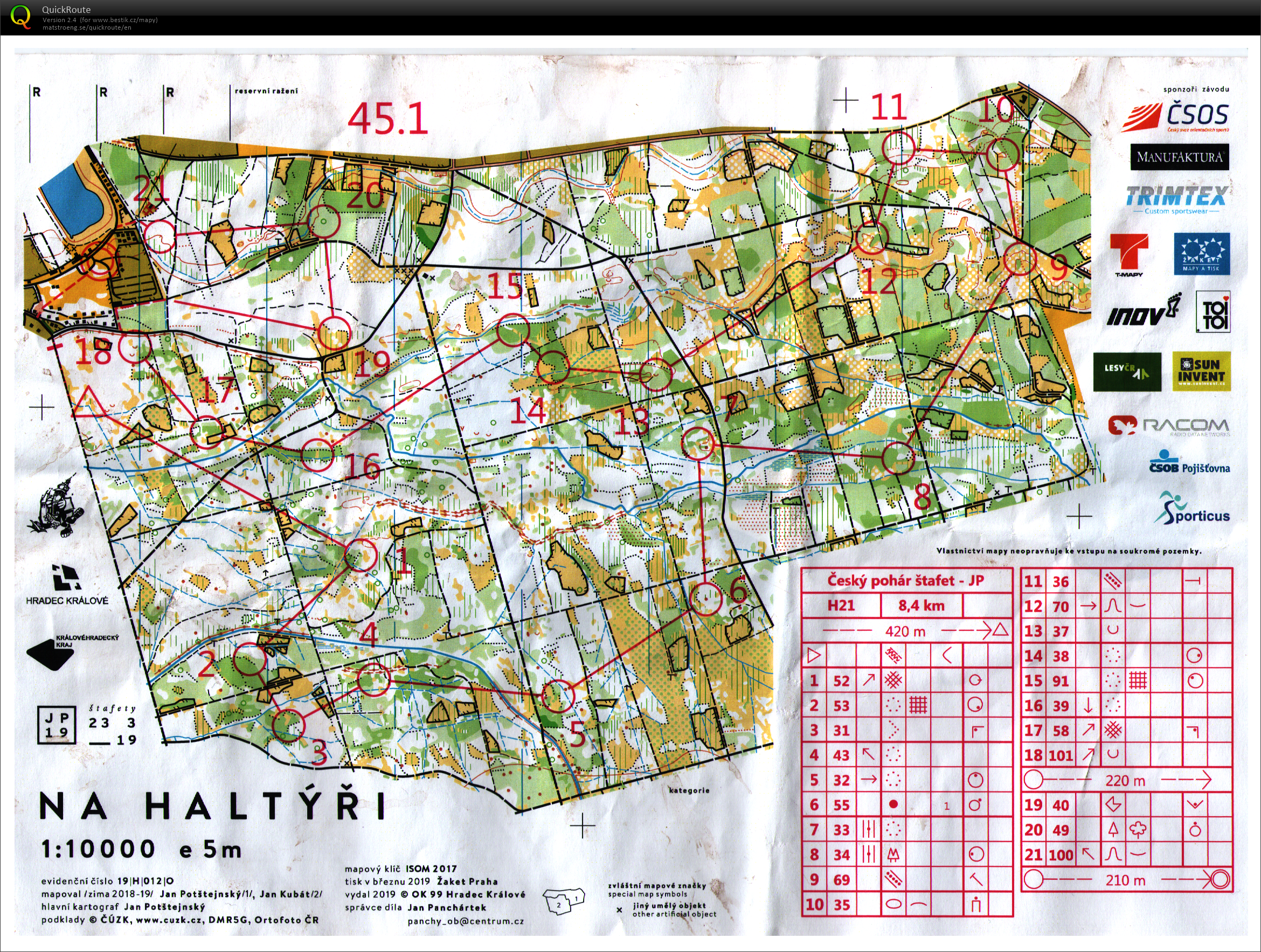 Jarní pohár štafety (23/03/2019)