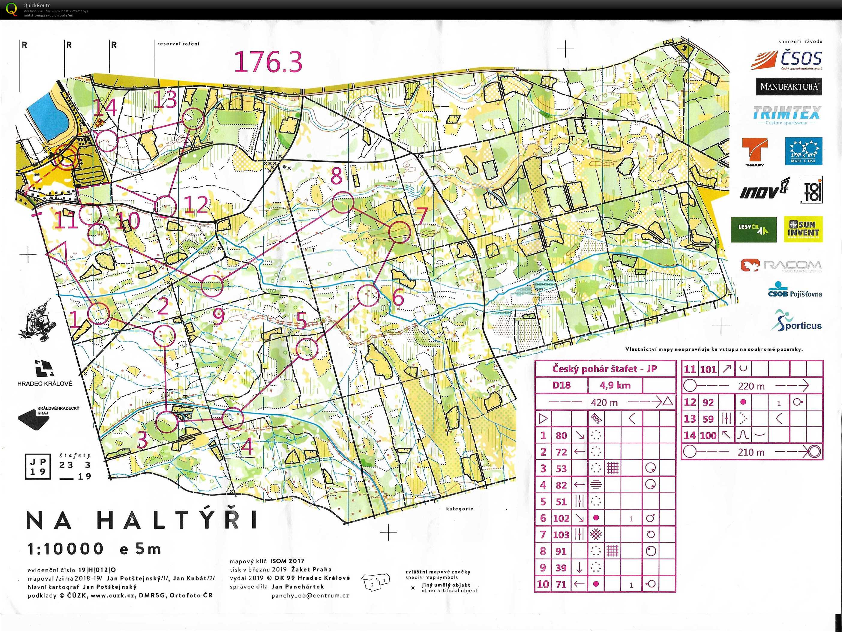 Jarní pohár - štafety (23/03/2019)