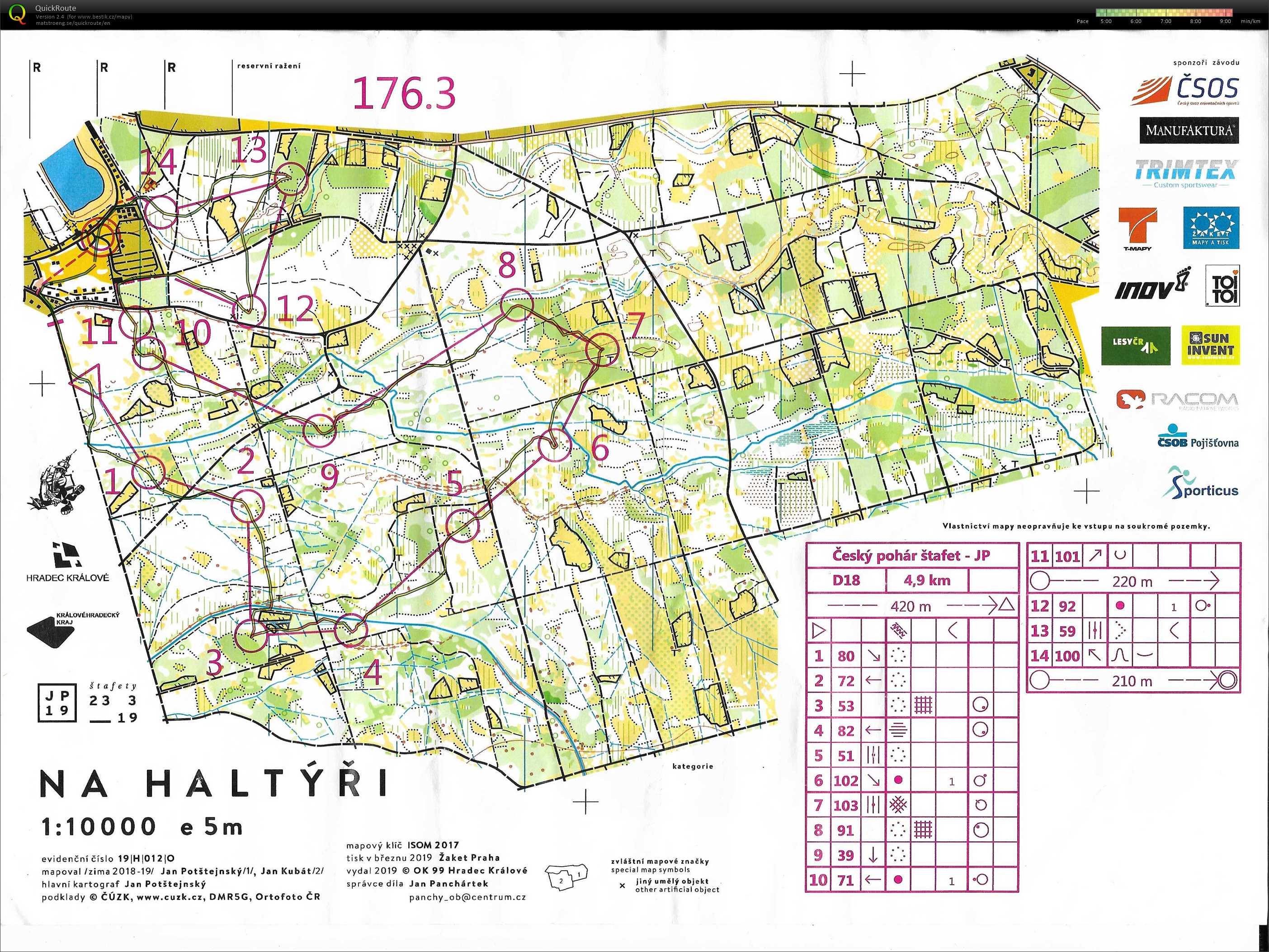 Jarní pohár - štafety (23/03/2019)