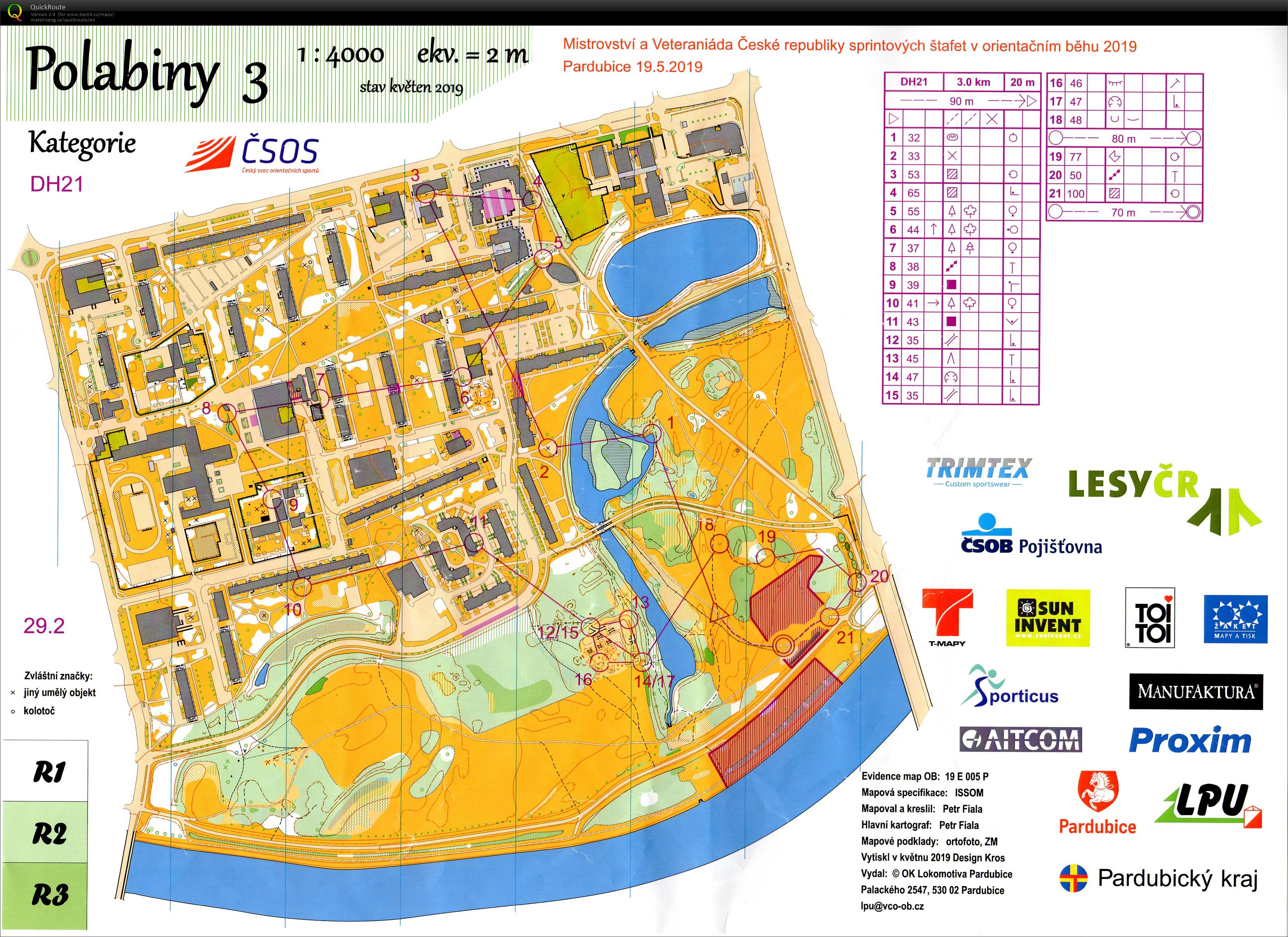 MČR sprintové štafety DH21 29.2 TBM2 (19/05/2019)