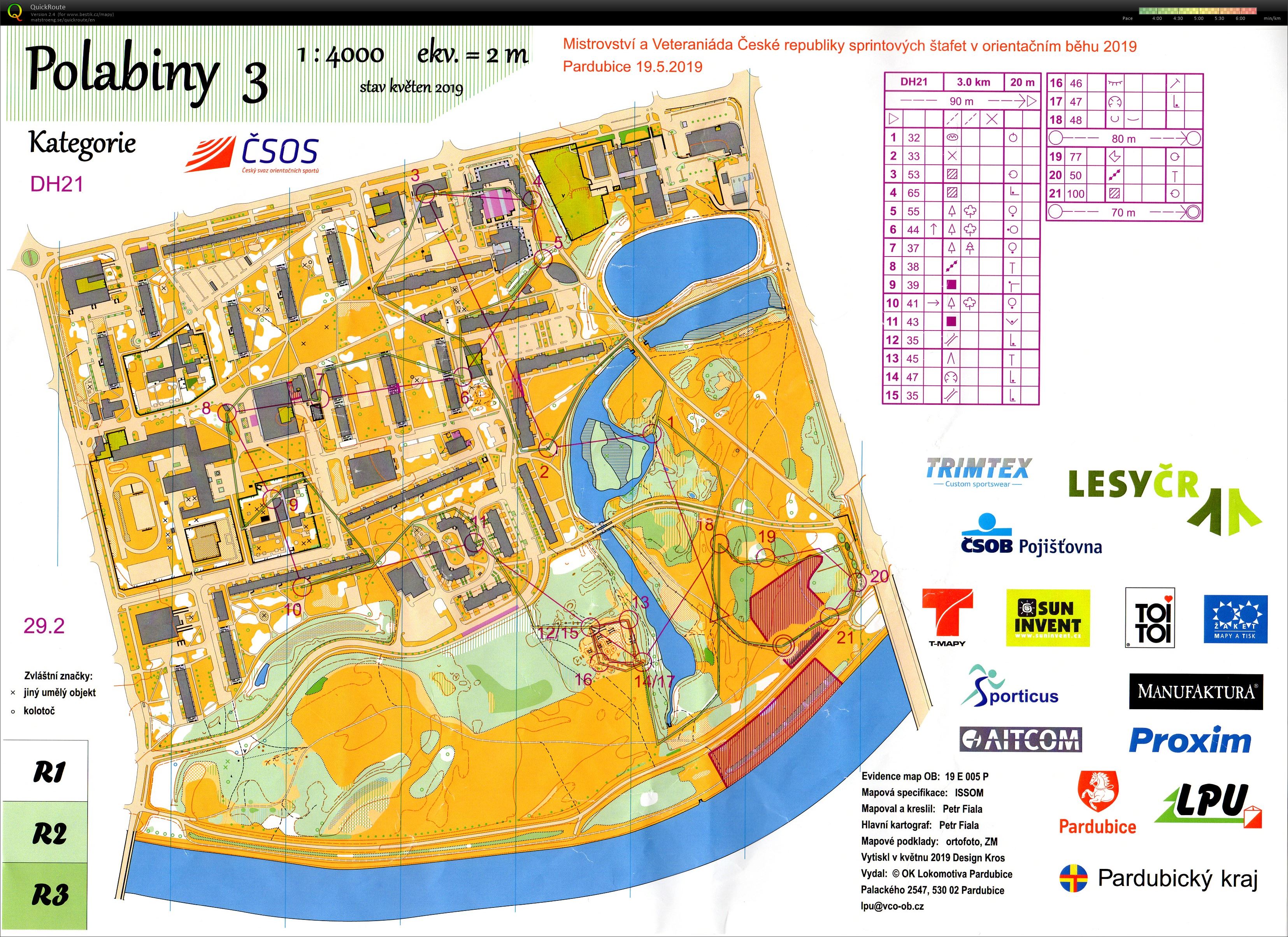 MČR sprintové štafety DH21 29.2 TBM2 (19/05/2019)