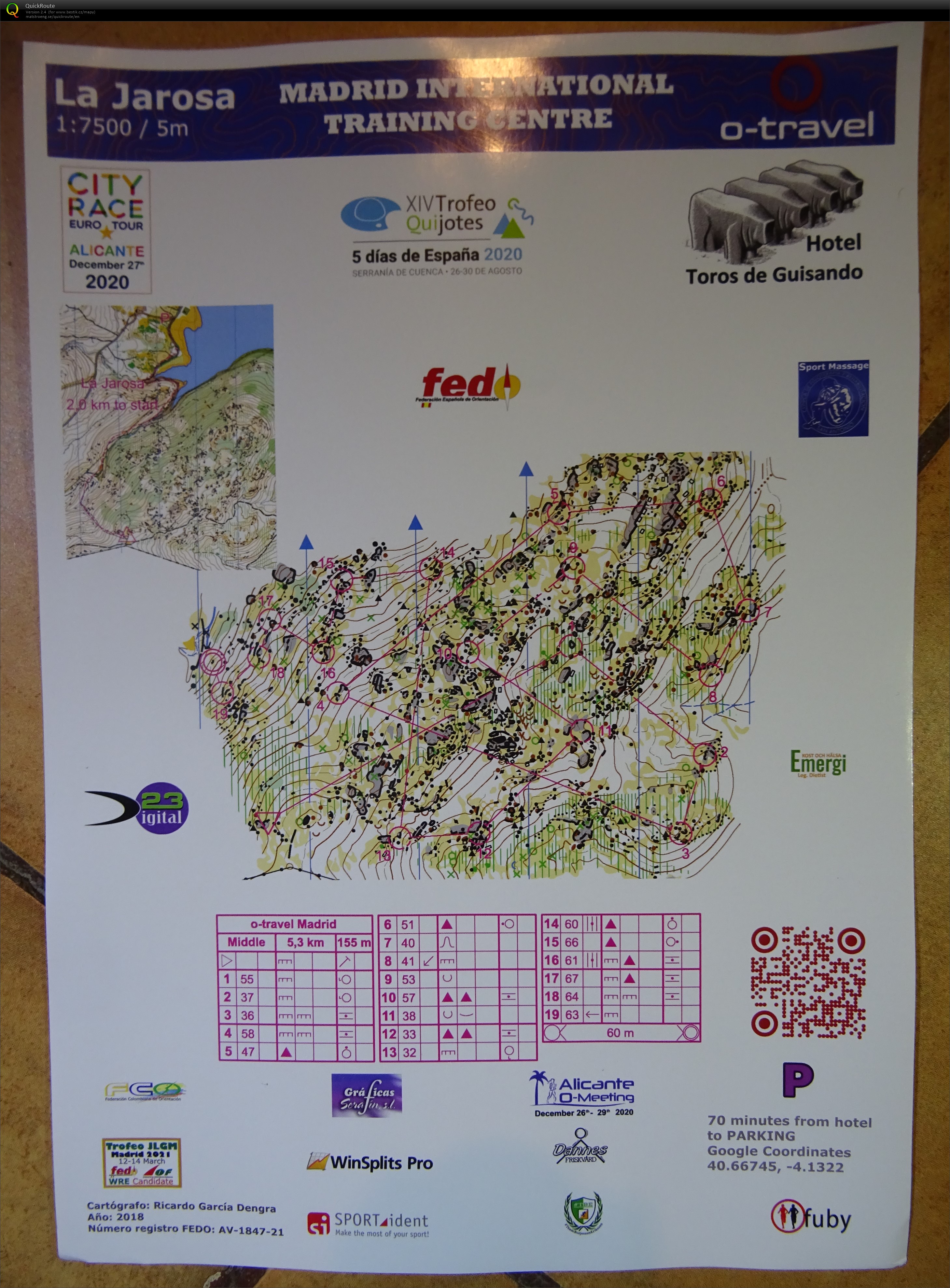 TC Španělsko - middle La Jarosa (14/02/2020)