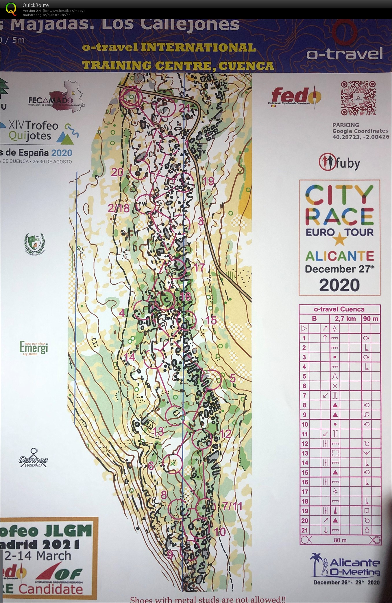 TC Španělsko - middle Las Majadas 1 (21/02/2020)