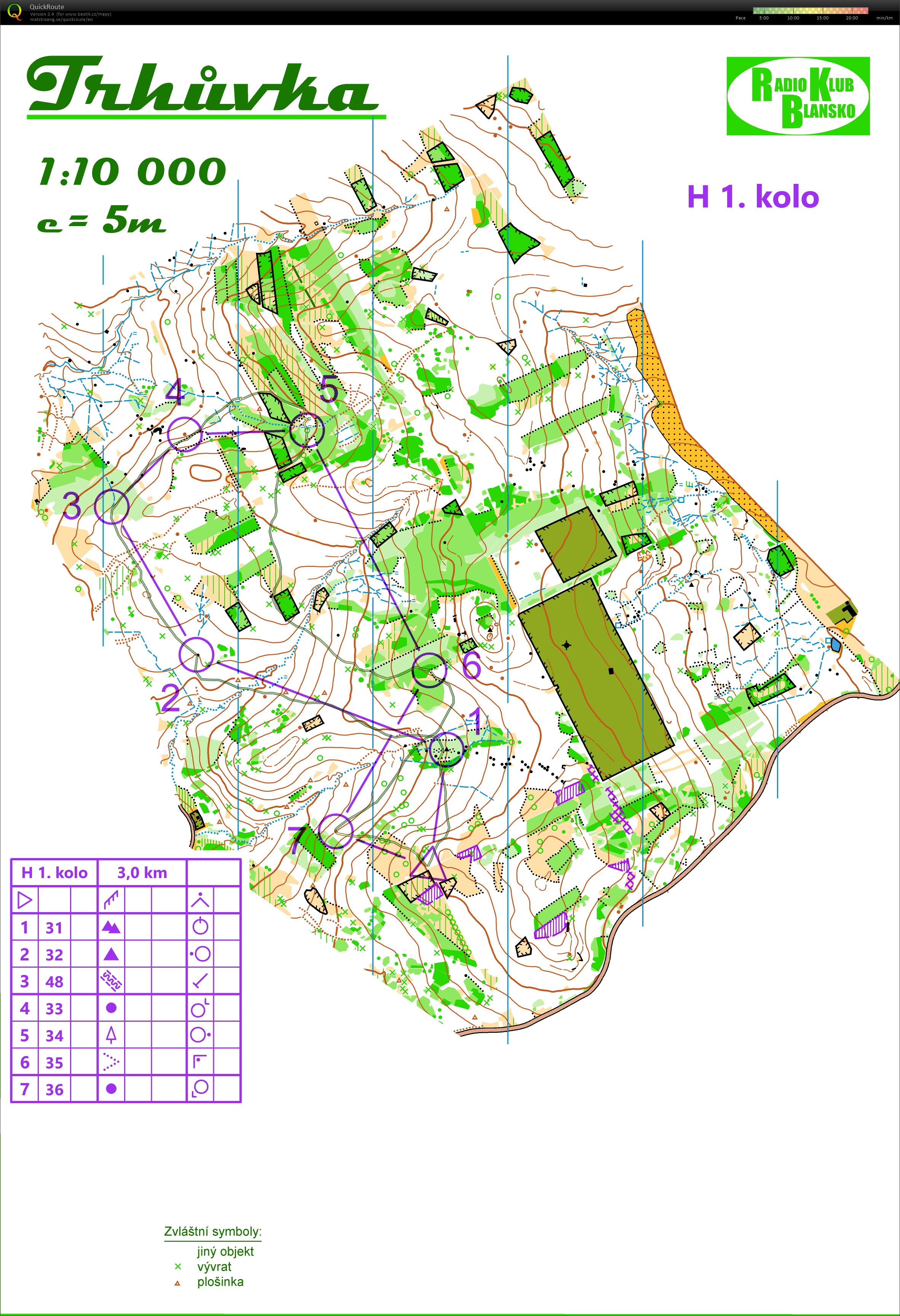 mapáč Kuničky - middle první kolo (20/05/2020)
