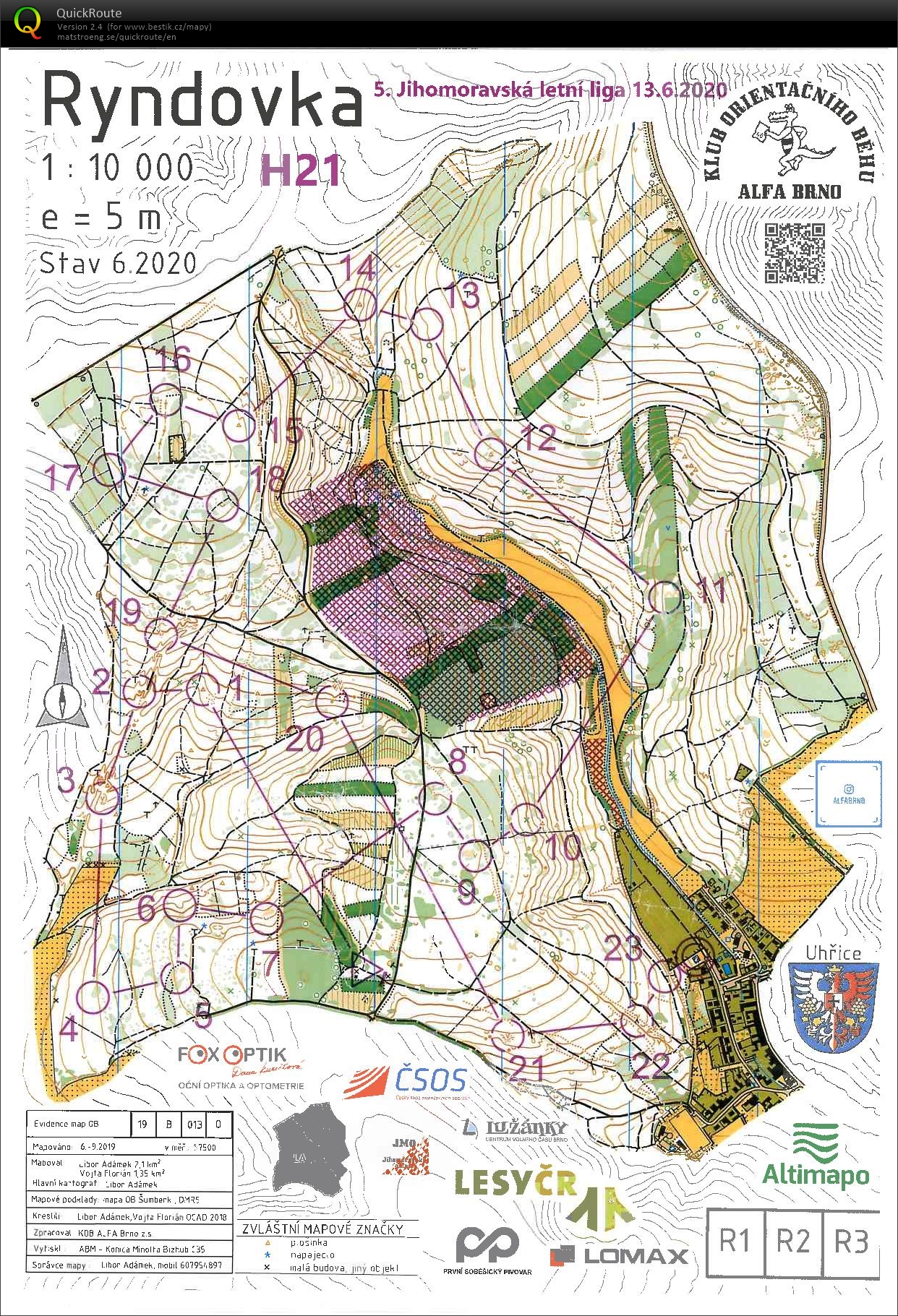 5. jihomoravská letní liga (13-06-2020)