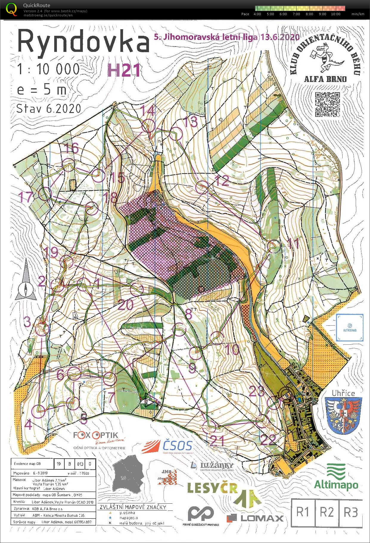 5. jihomoravská letní liga (13-06-2020)