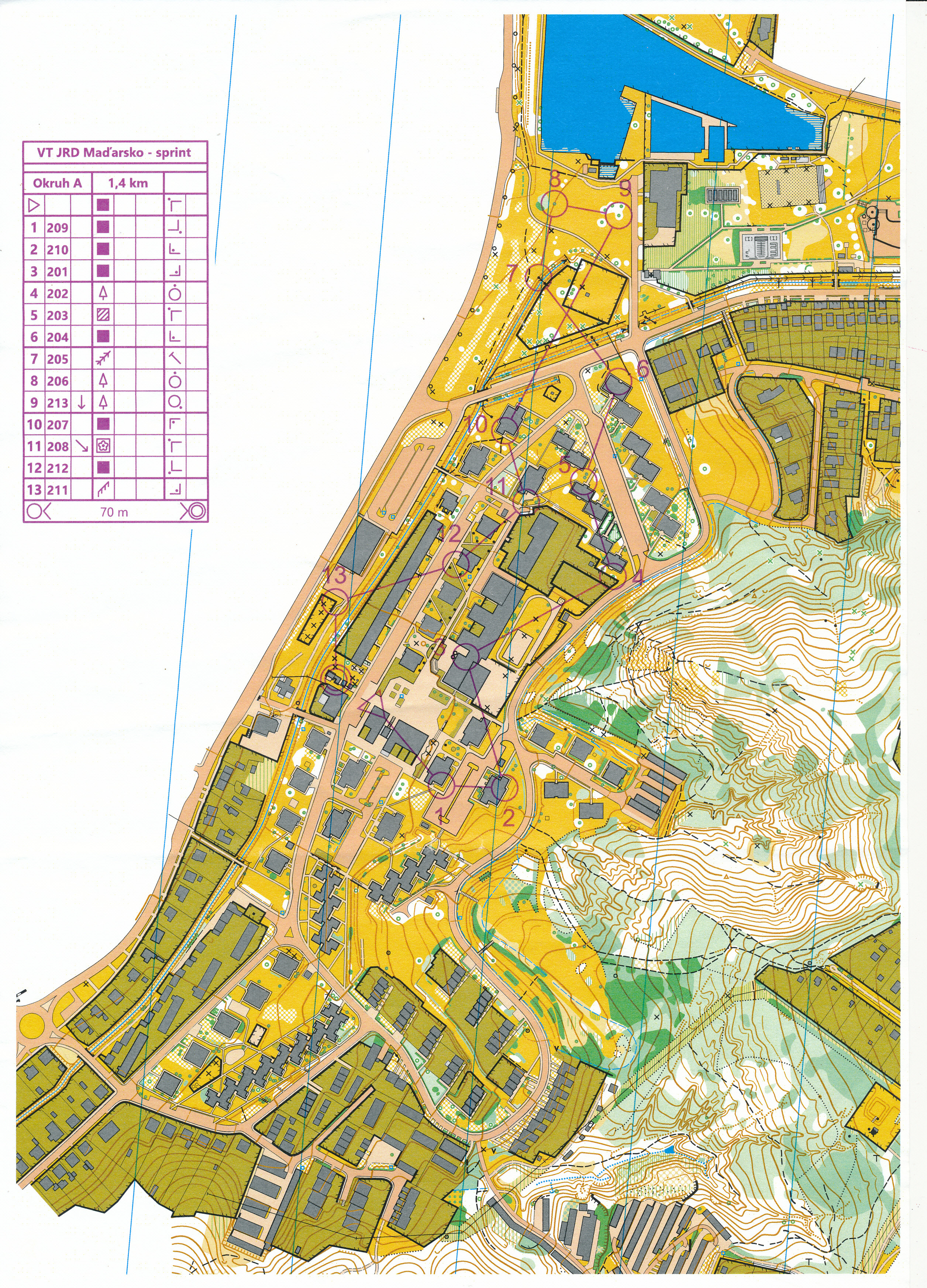 JRD Maďarsko Salgótarján sprint A (21.08.2020)