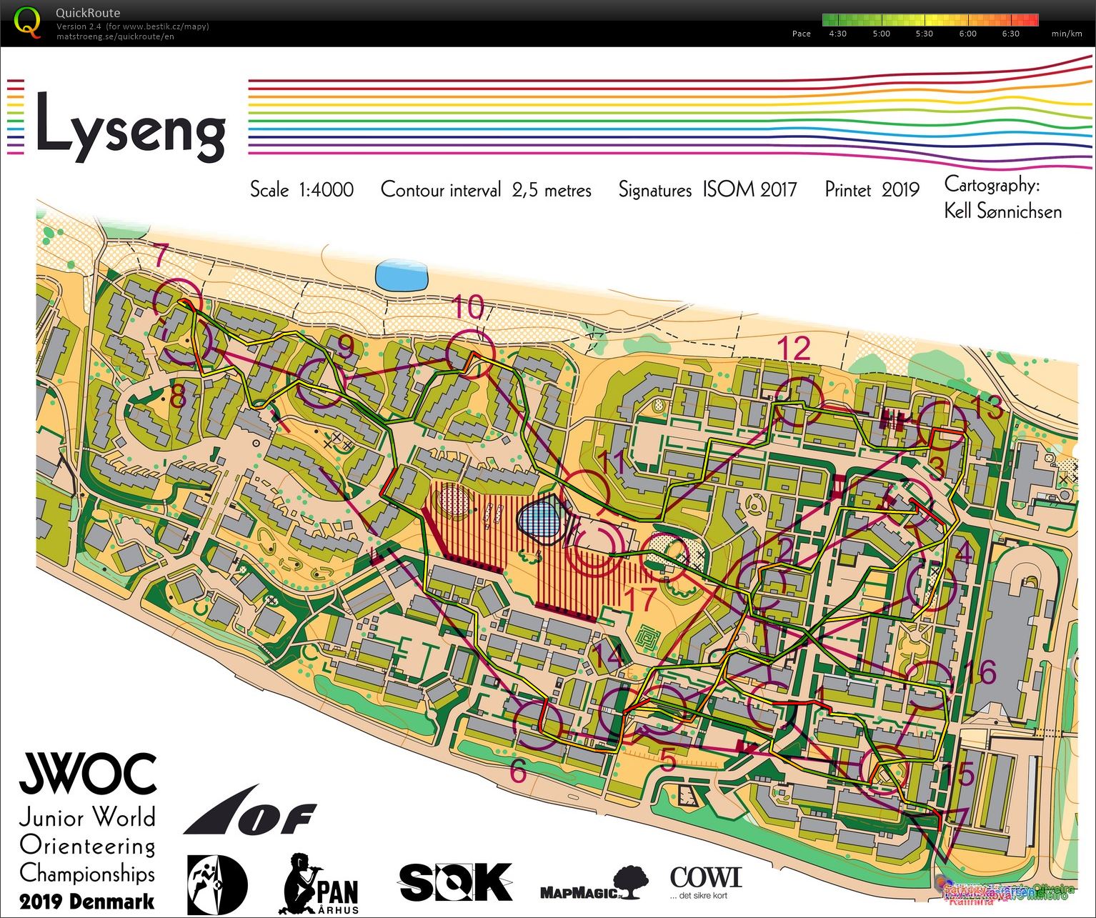 Aarhus JWOC sprint (05.08.2020)