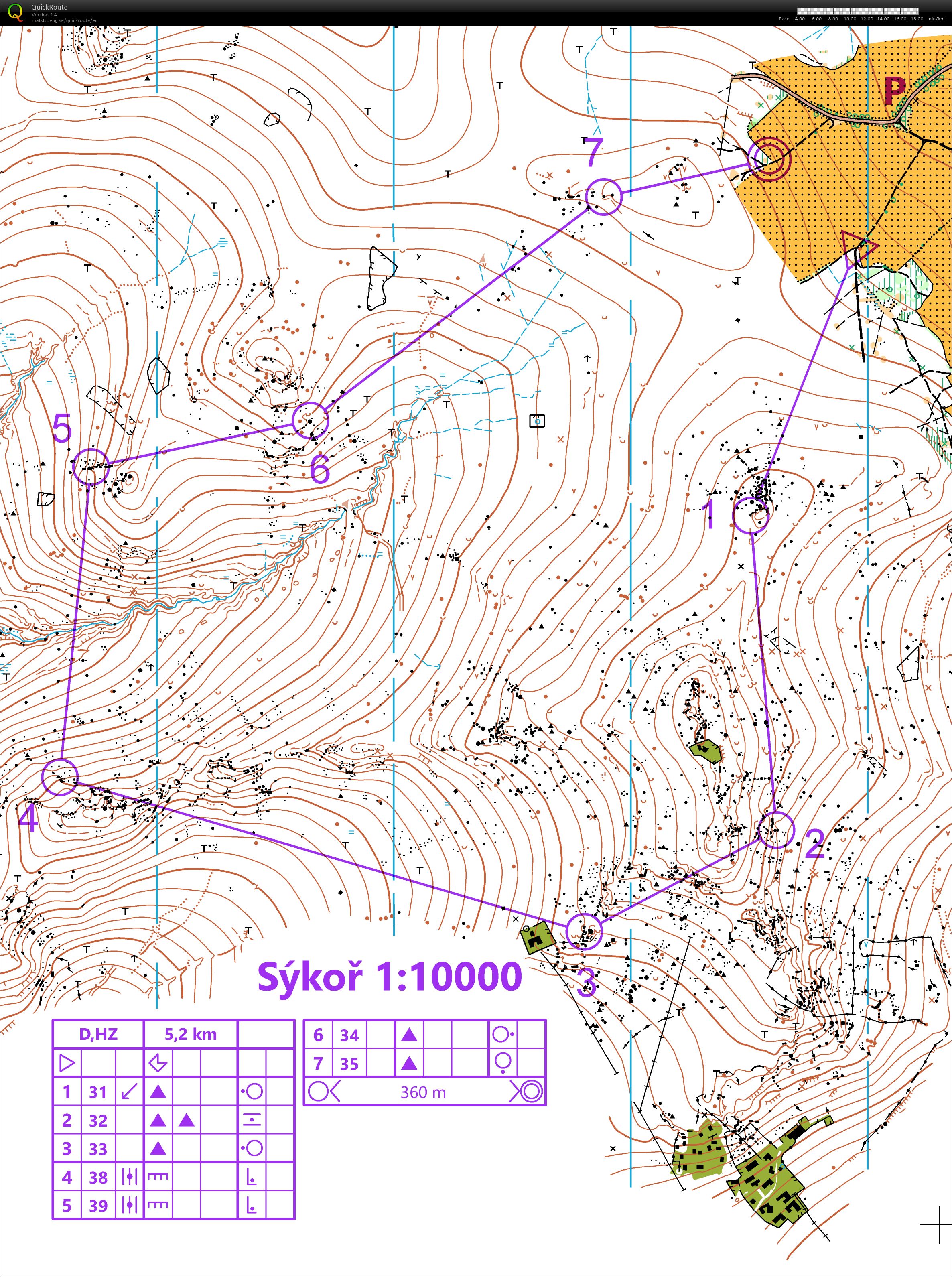 Vrstevnicovka-Sýkoř (04.04.2021)