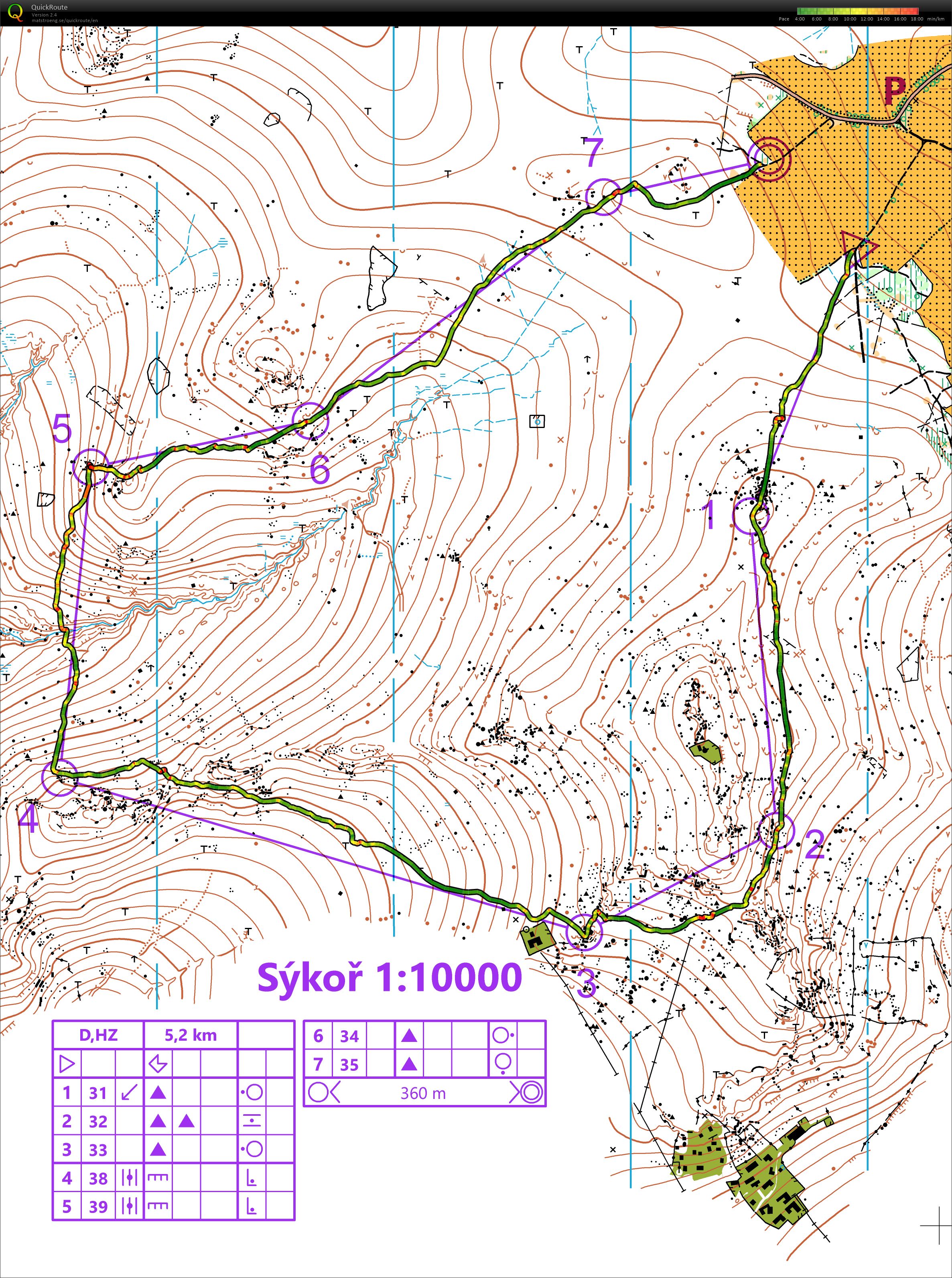 Vrstevnicovka-Sýkoř (04.04.2021)