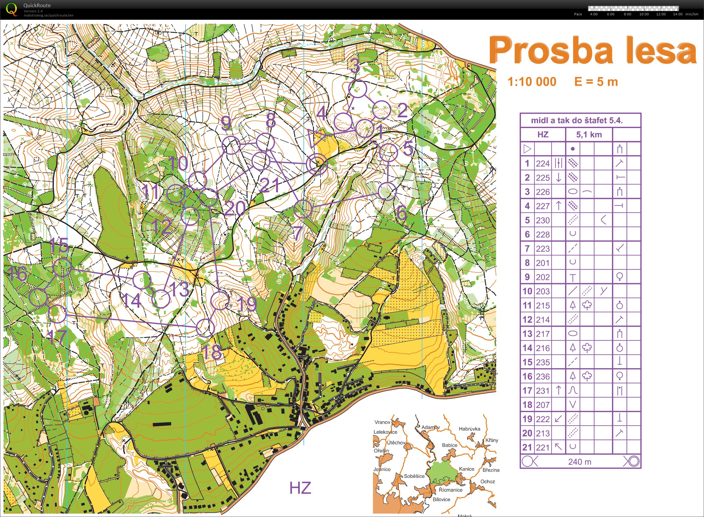 Distanční štafety -Prosba lesa (05/04/2021)