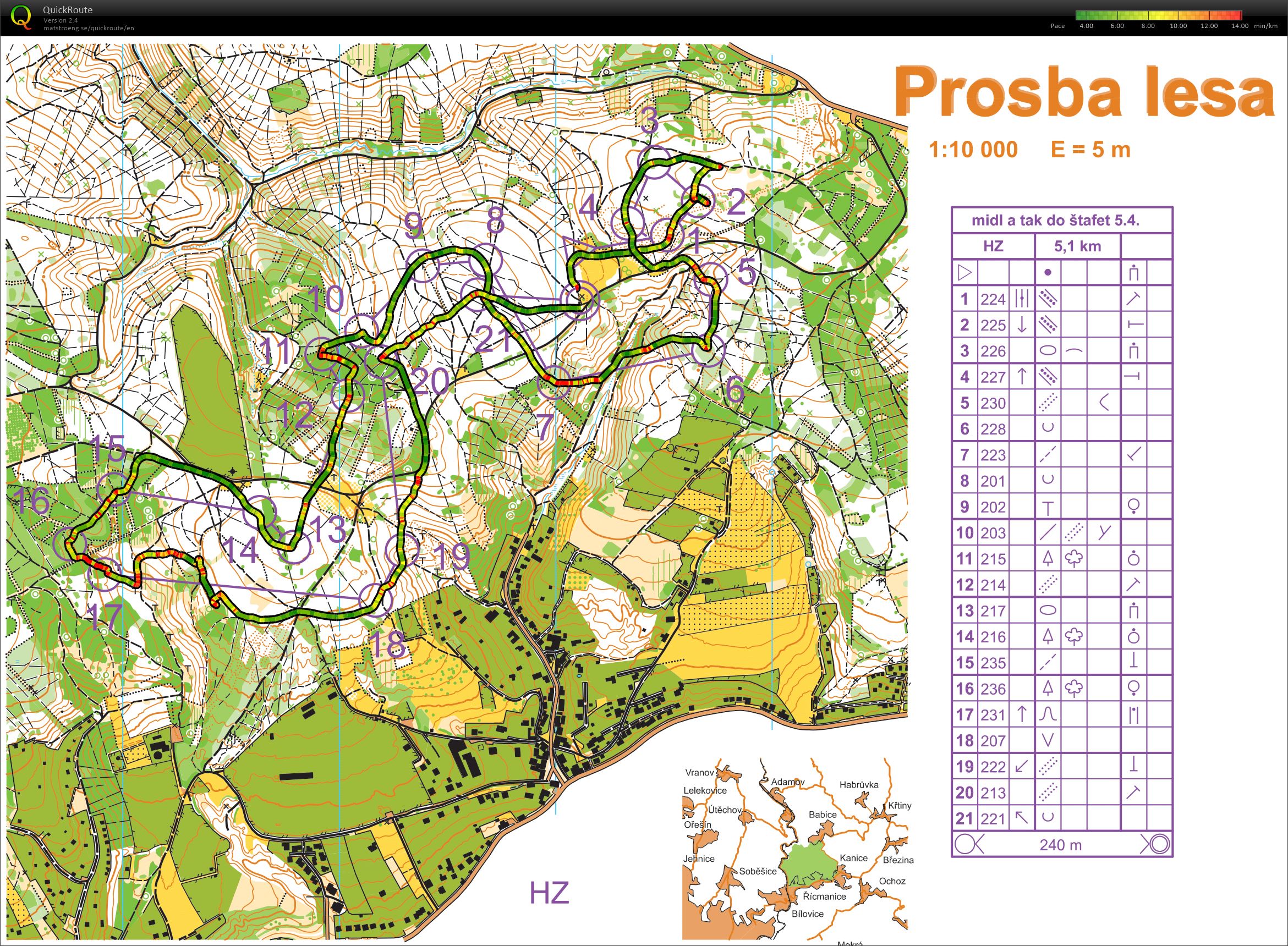 Distanční štafety -Prosba lesa (05/04/2021)