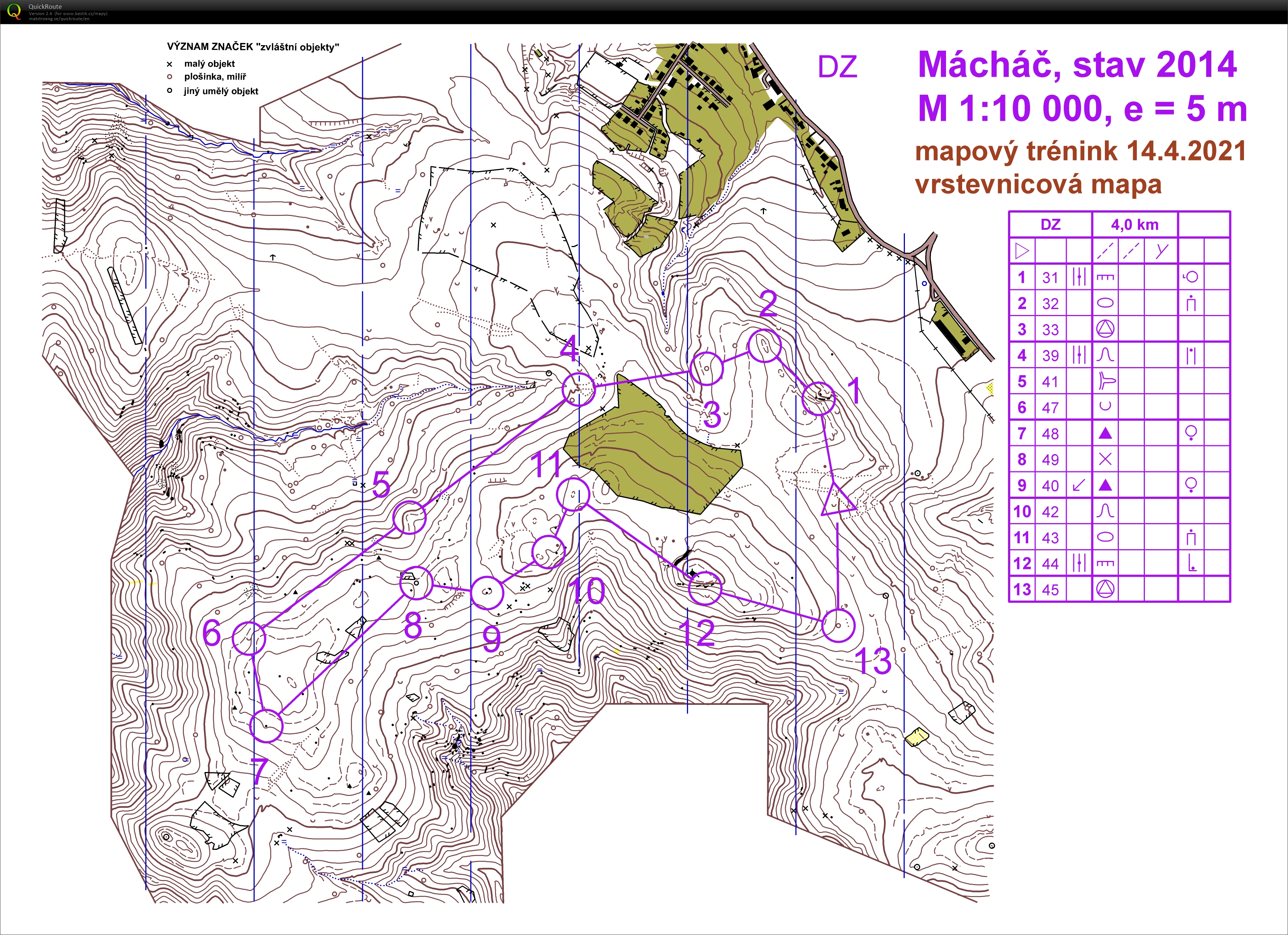 Vrstevnicovka - Olomučany (14/04/2021)