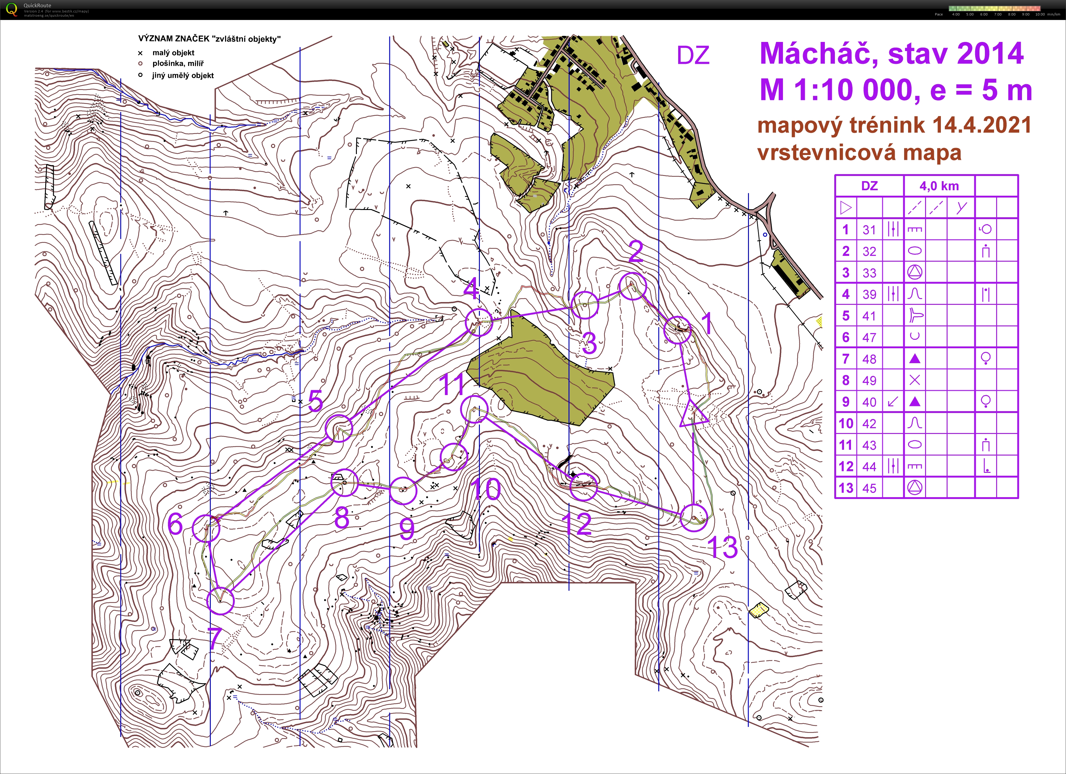 Vrstevnicovka - Olomučany (14/04/2021)
