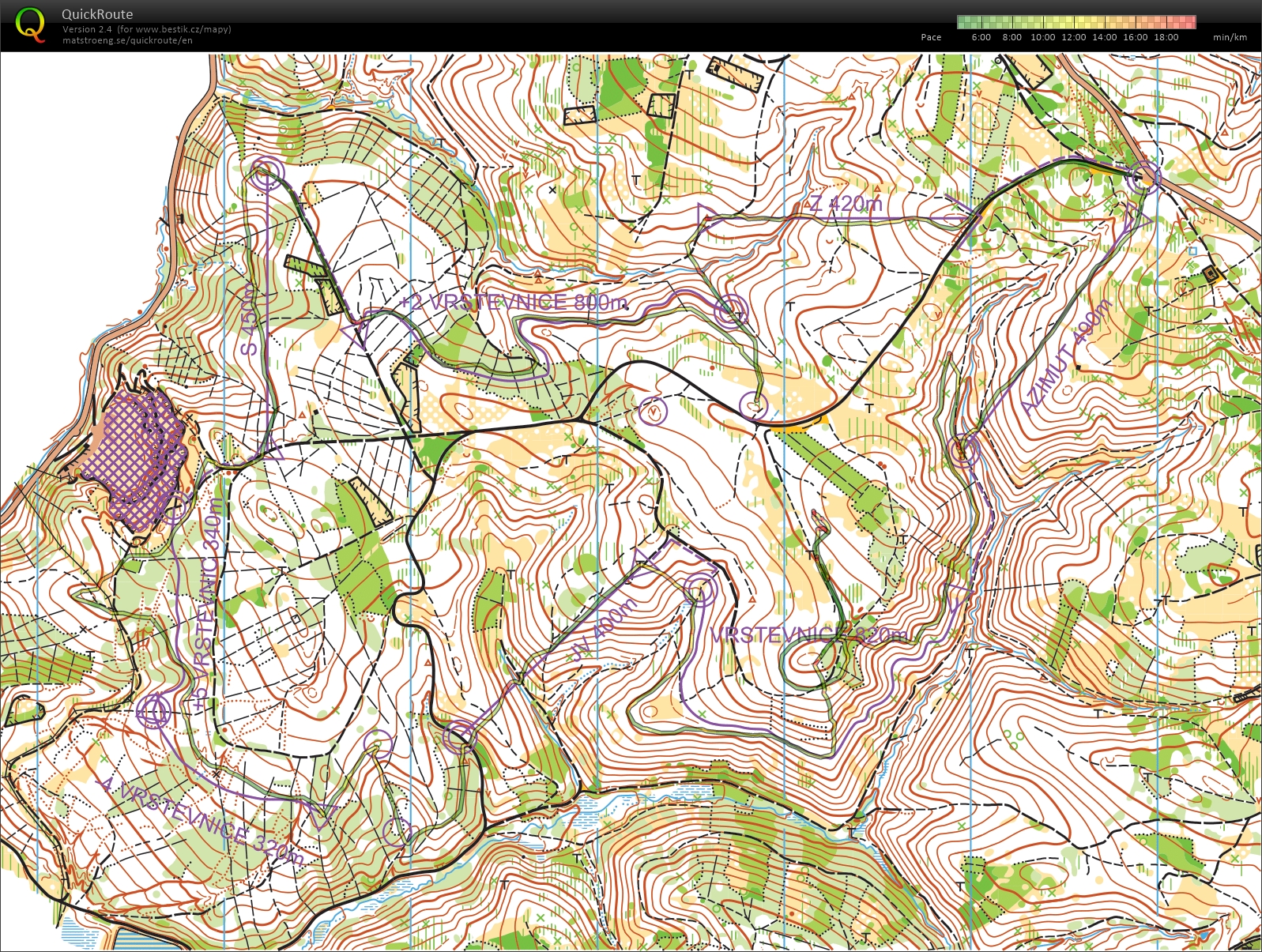 Vrstevnice+azimuty (21.04.2021)