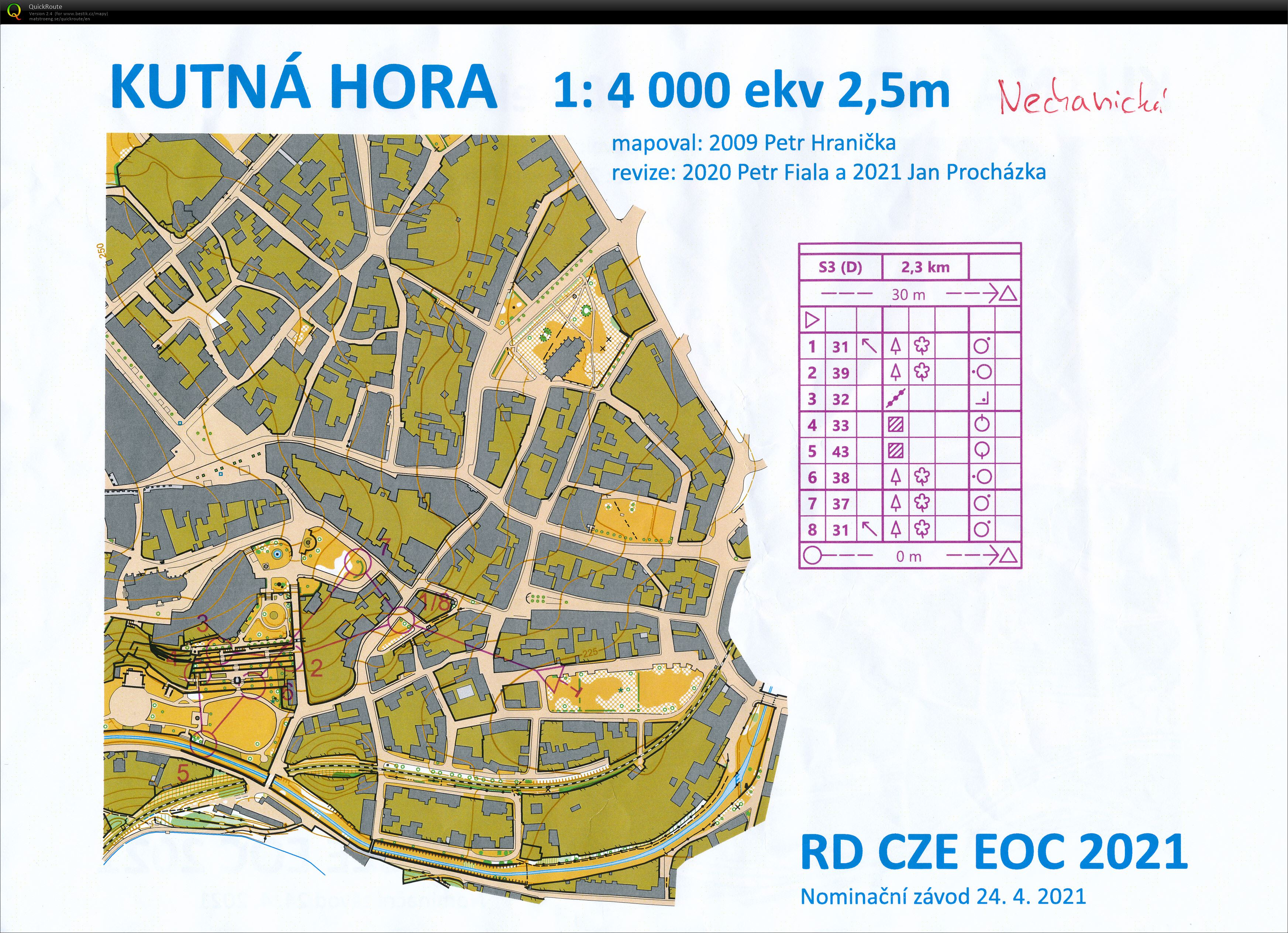 Kutná Hora NOM ME  knock-out sprint S/1 (24-04-2021)