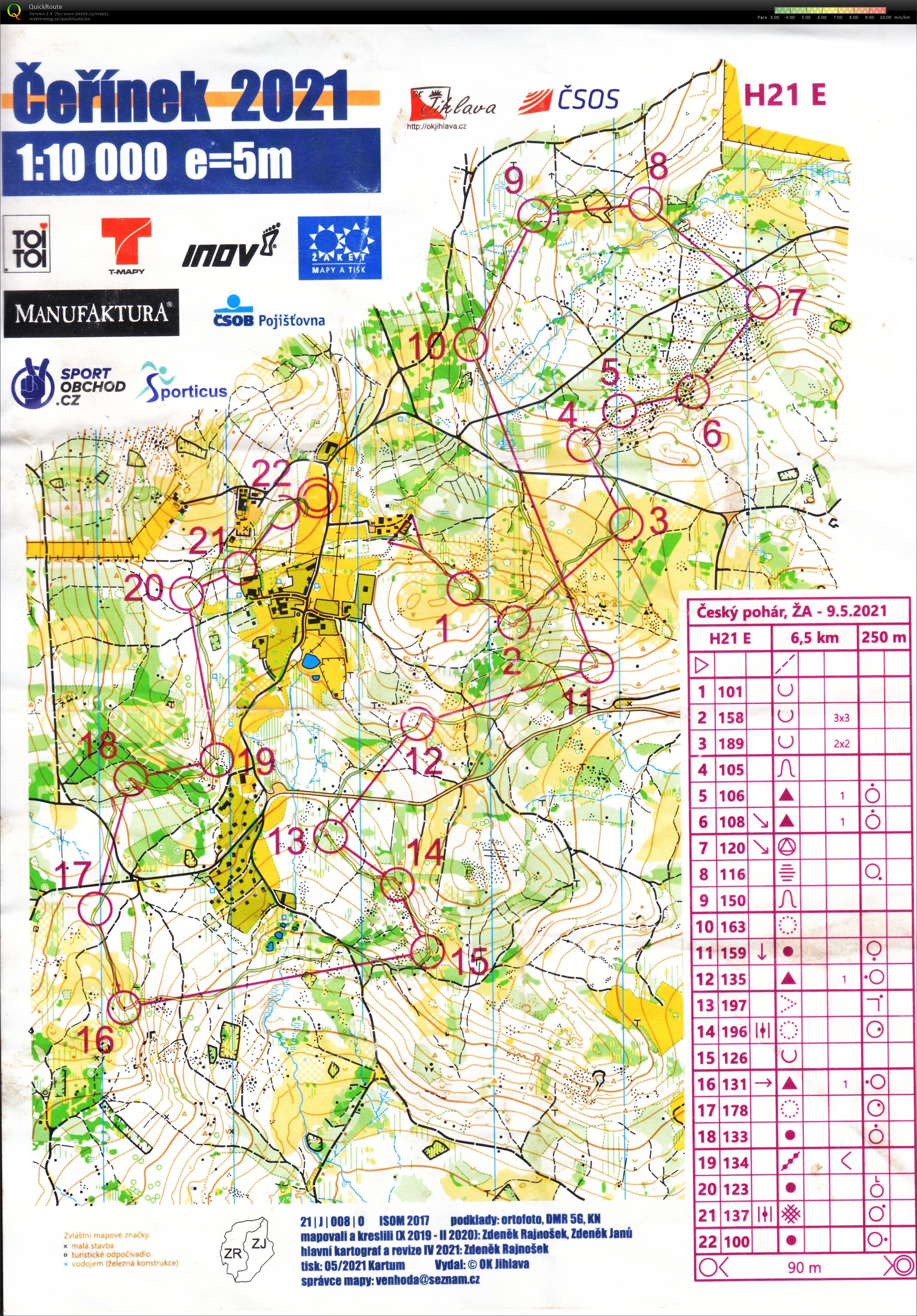 ČP Čeřínek H21E (09/05/2021)