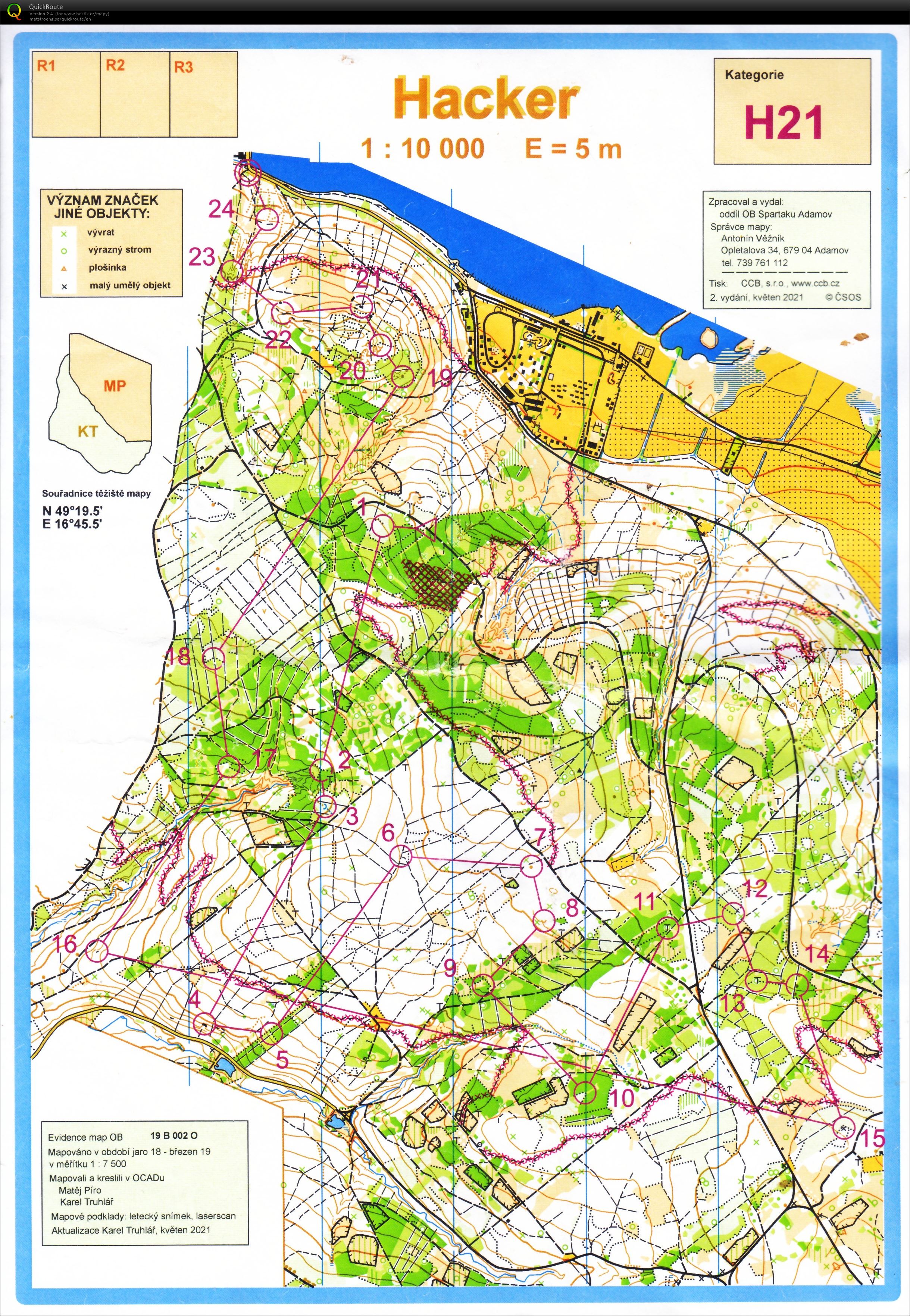 OŽ Hacker Jedovnice H21 (05-06-2021)