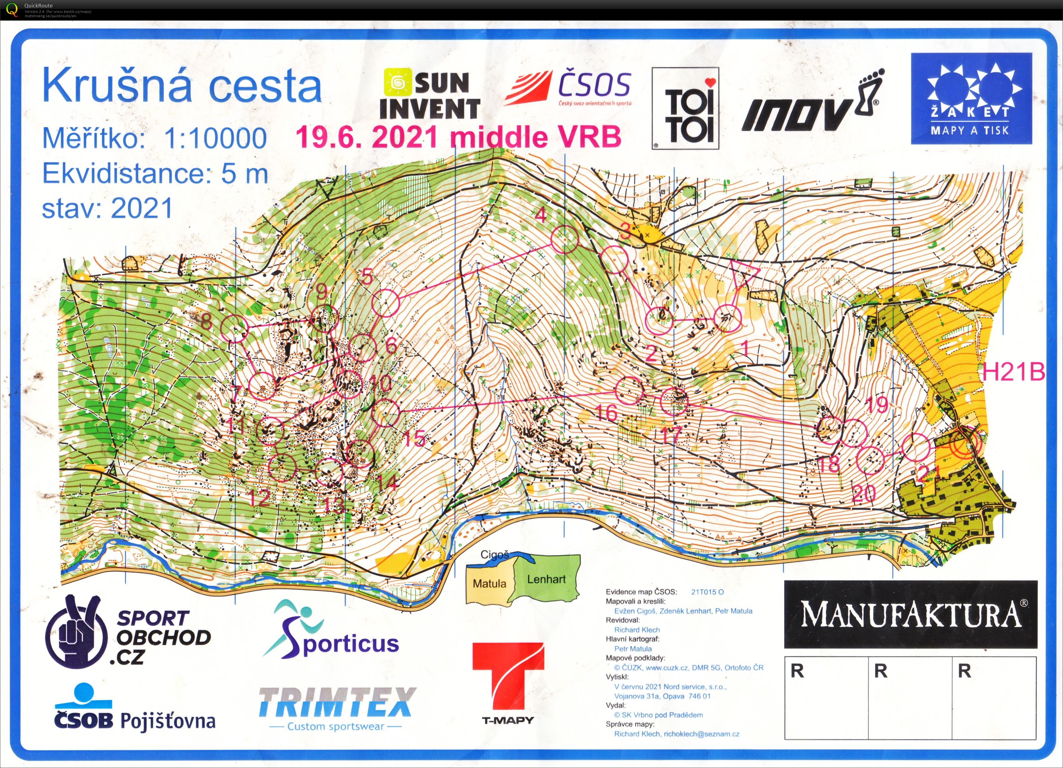 ŽB Vrbno pod Pradědem middle H21B (19/06/2021)