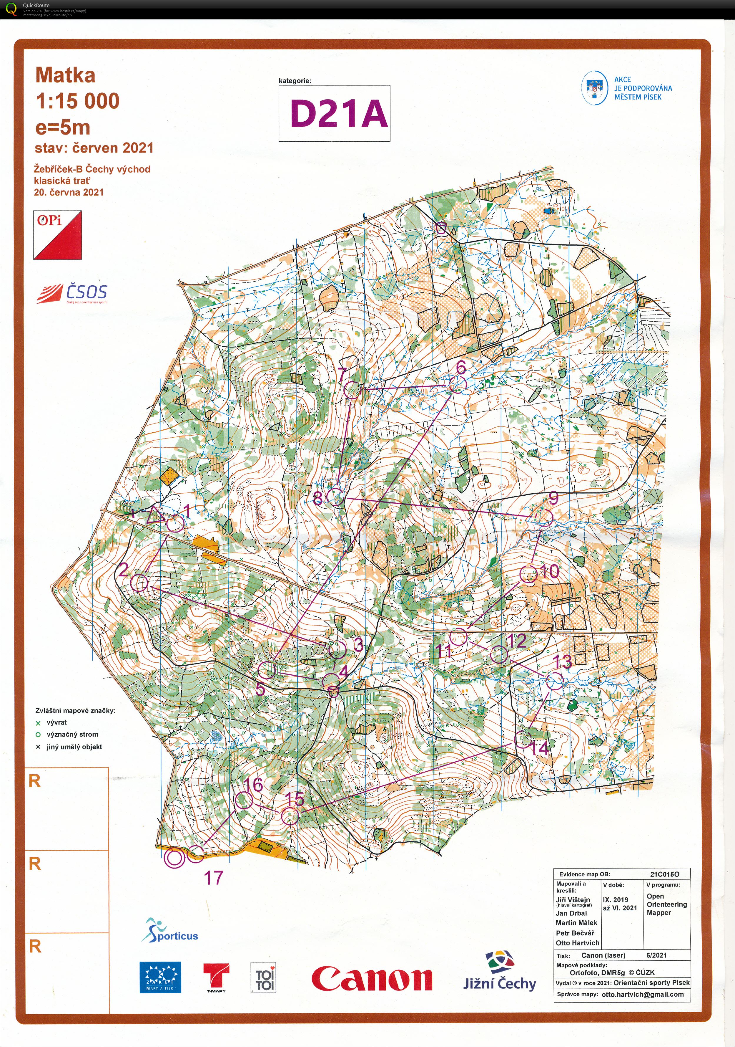 ŽB ČV Písek long (20-06-2021)
