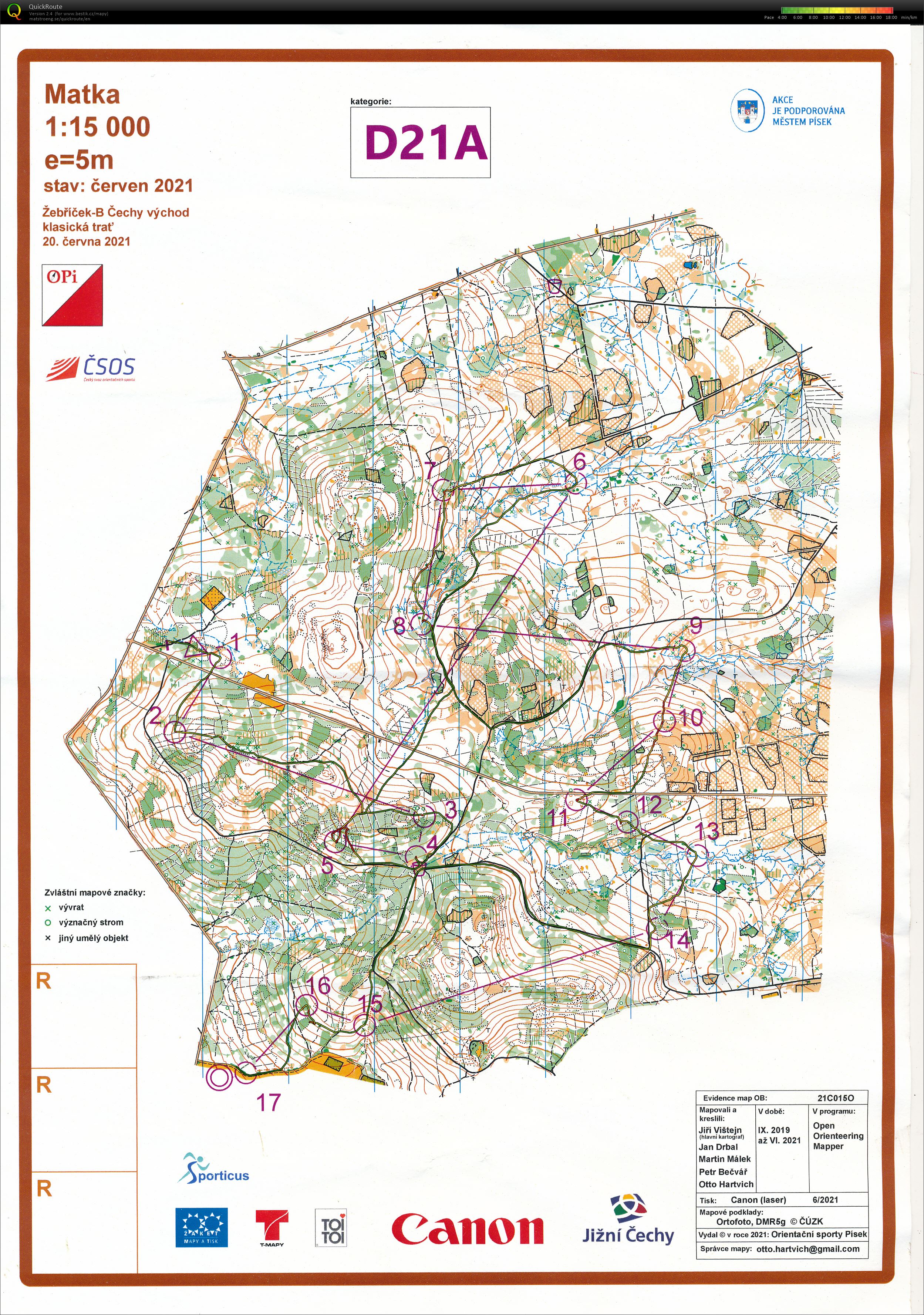 ŽB ČV Písek long (20-06-2021)