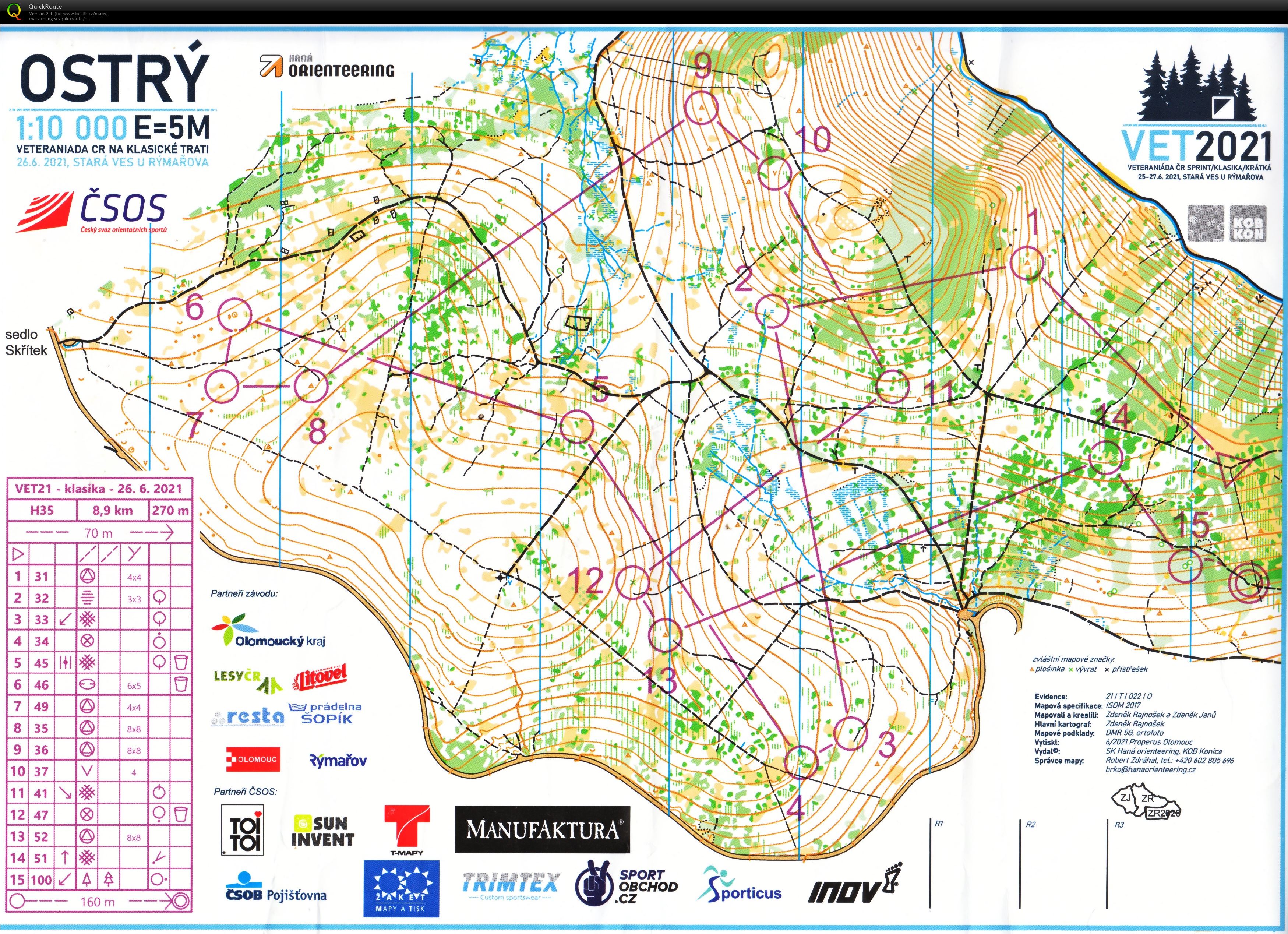 Veteraniáda long Žďárský potok H35 (26/06/2021)