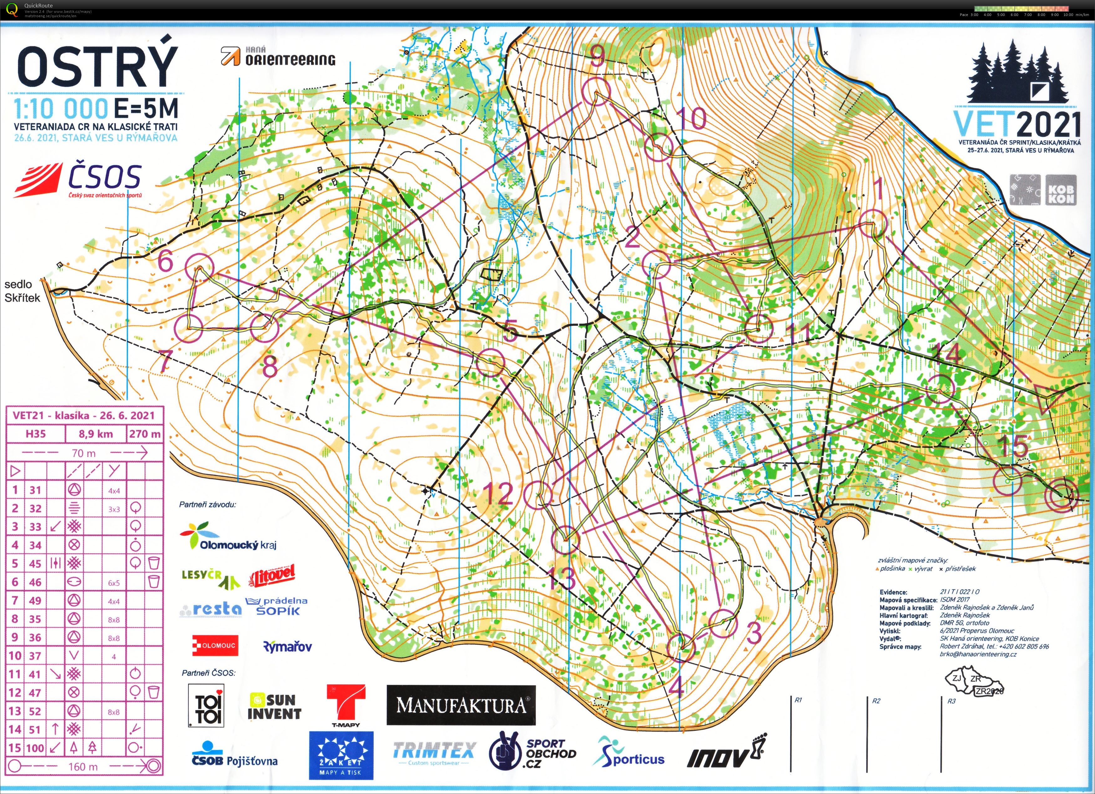 Veteraniáda long Žďárský potok H35 (26/06/2021)