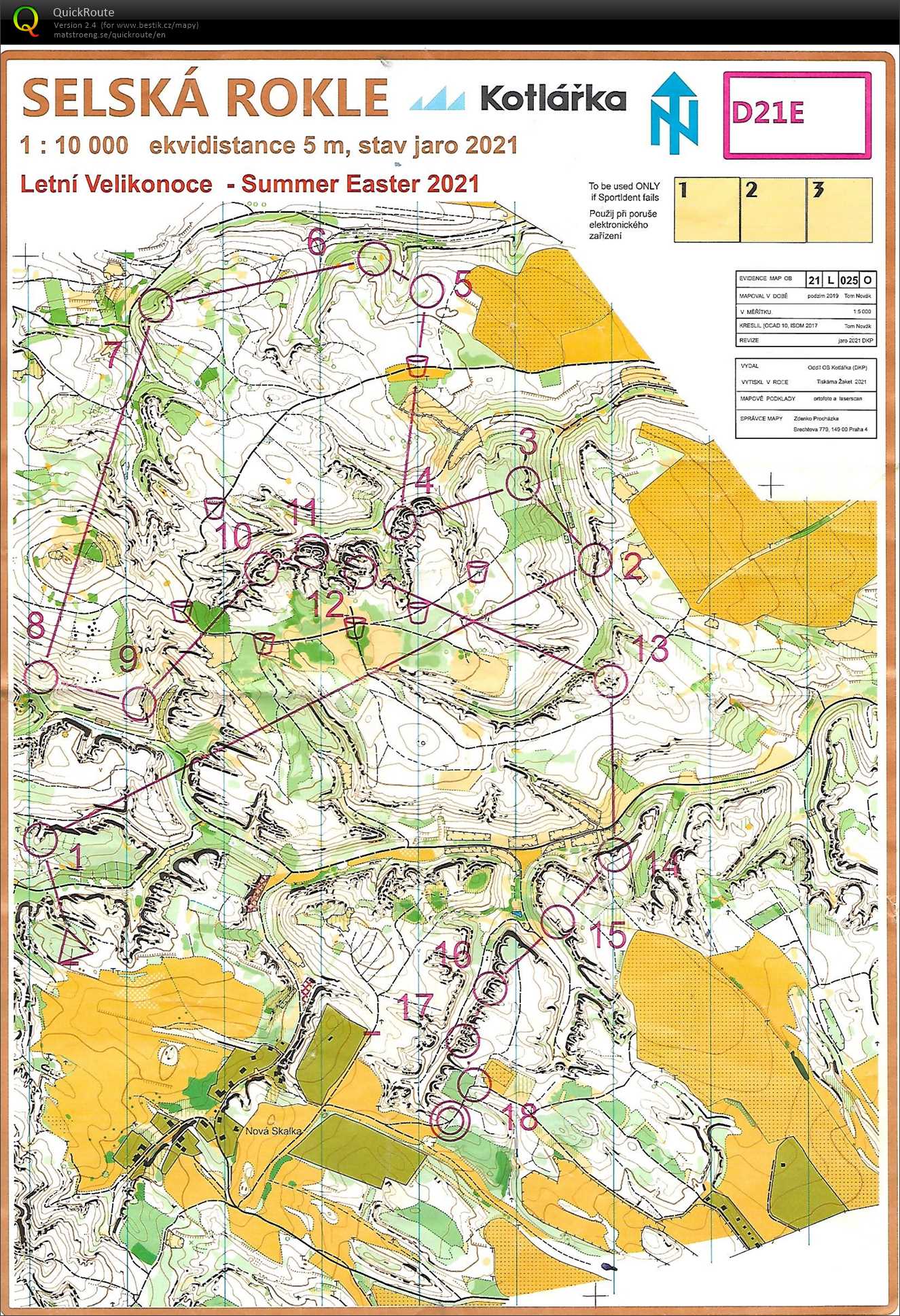 Letní Velikonoce E1 (30/07/2021)