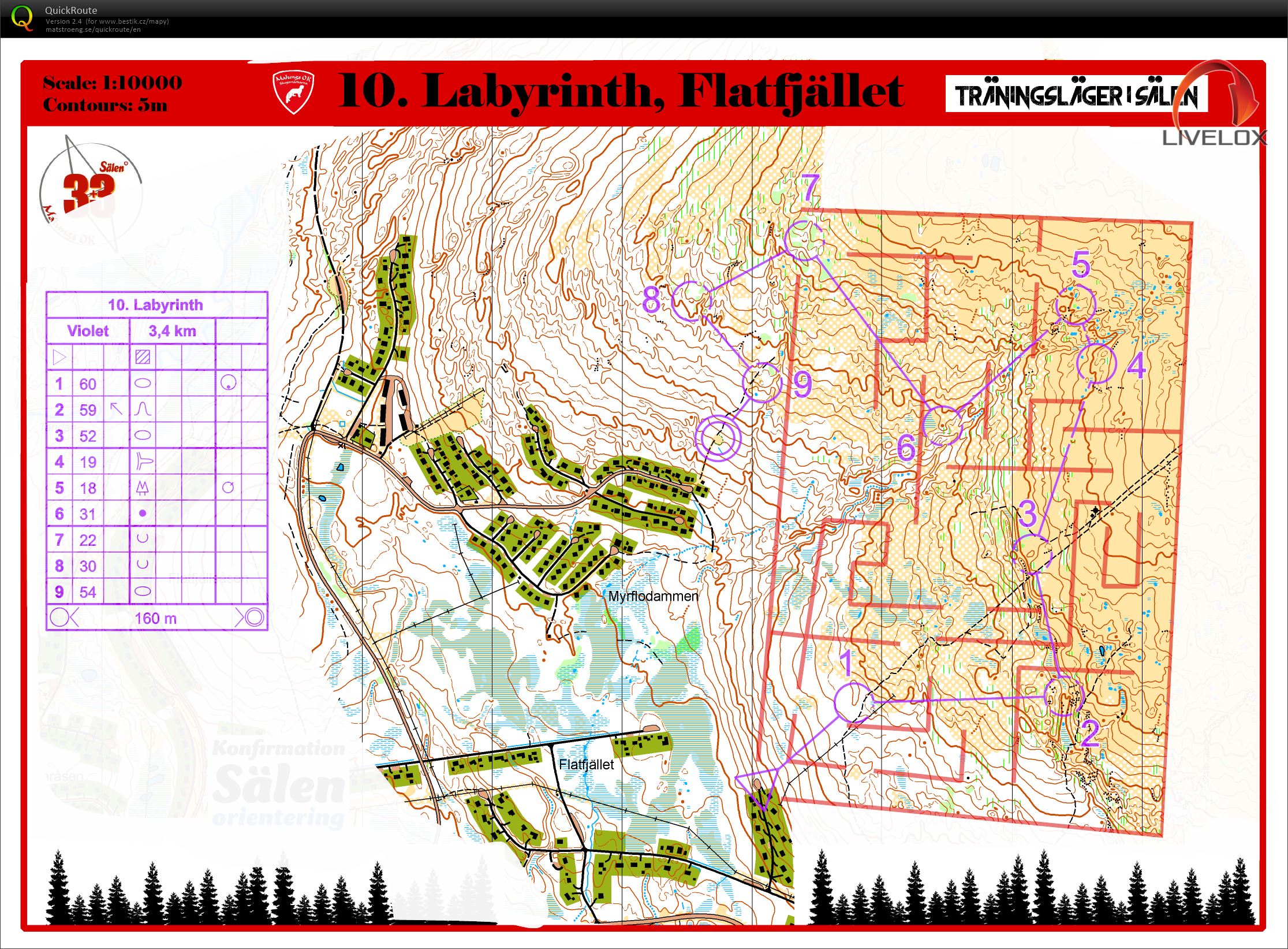 TBM Švédsko Salen Flatfjället labyrinth (16-08-2021)
