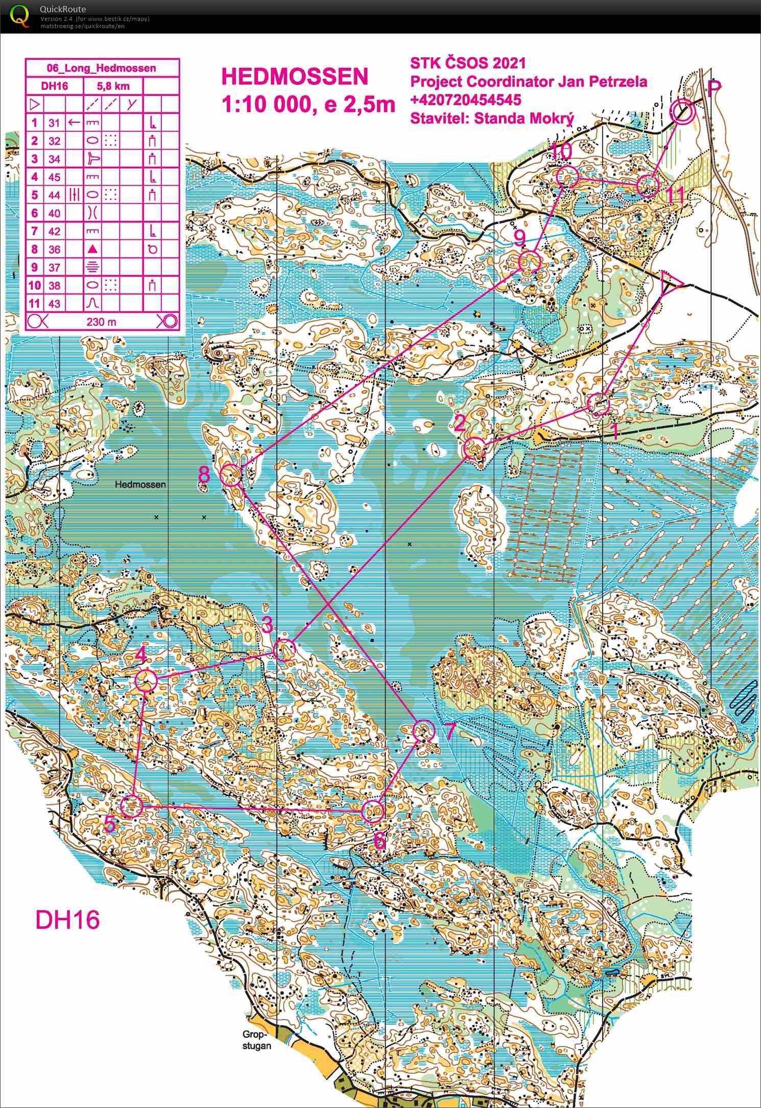 TC Švédsko - long Hedmossen (07/08/2021)