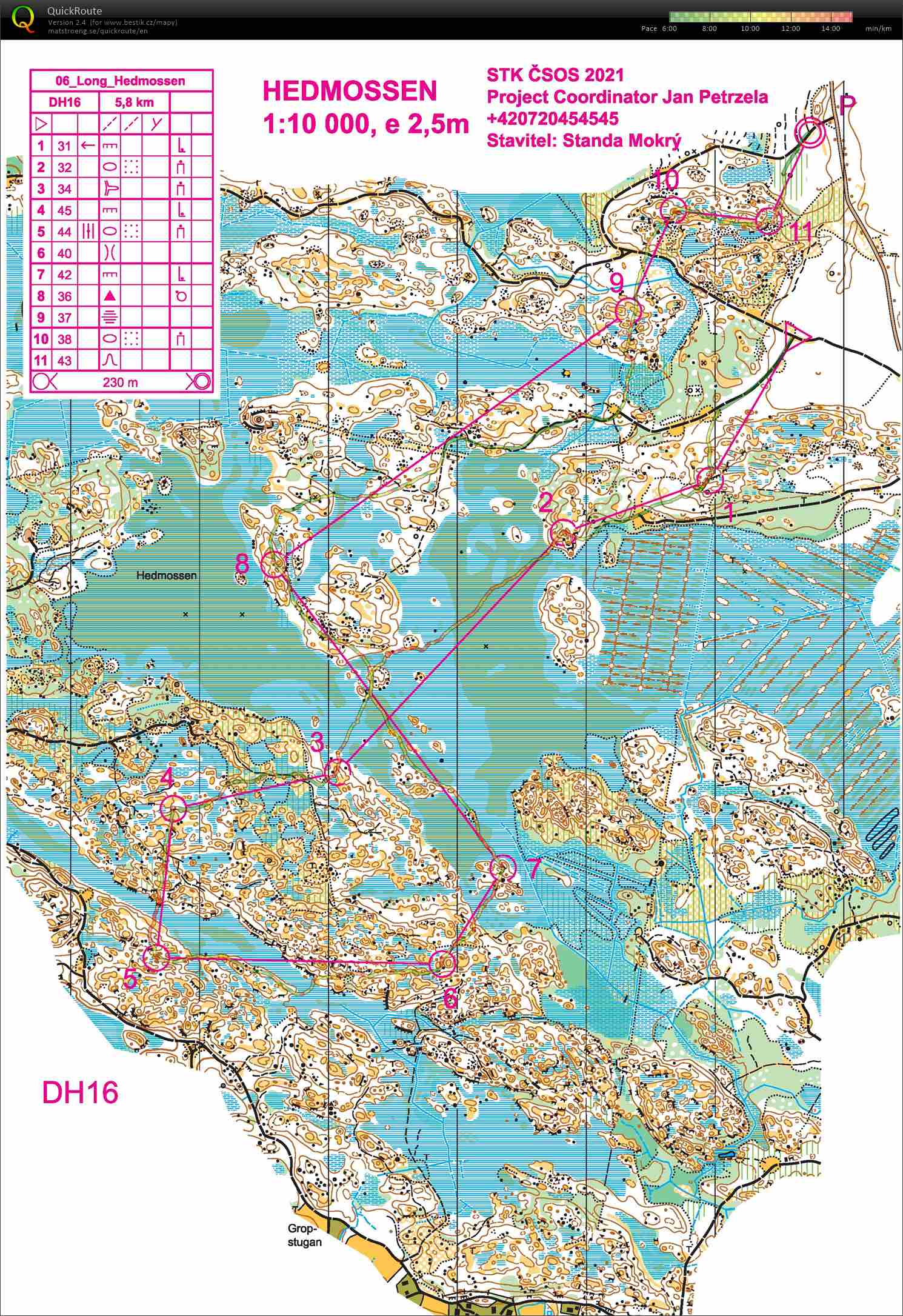 TC Švédsko - long Hedmossen (07/08/2021)