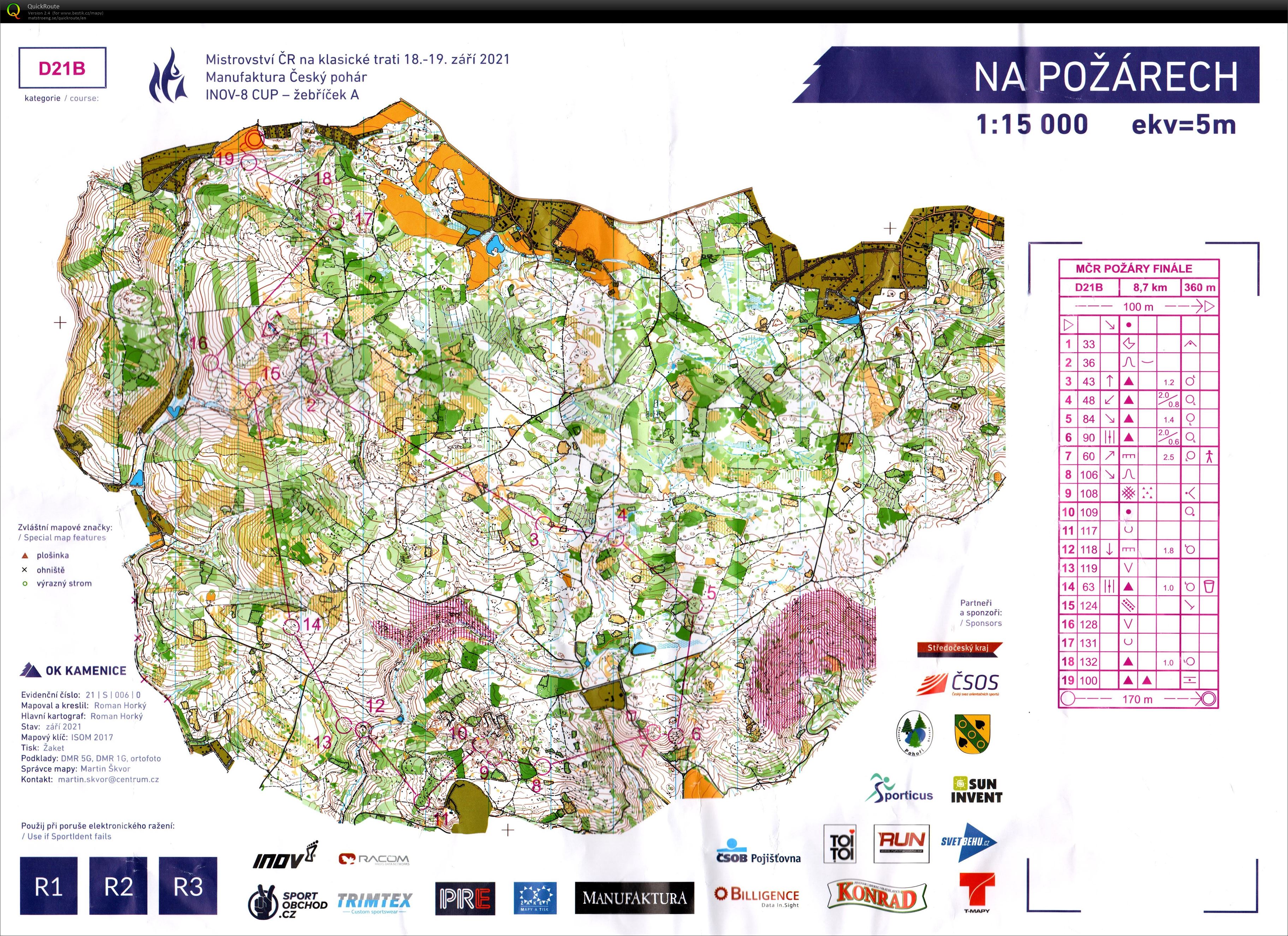 MČR na klasické trati Požáry - finále B (19/09/2021)